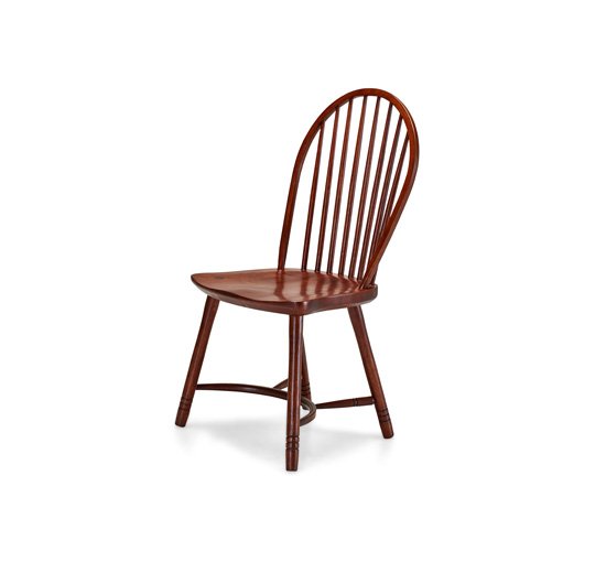 Rich Brown - Newport Windsor spindle-backed chair, rich brown