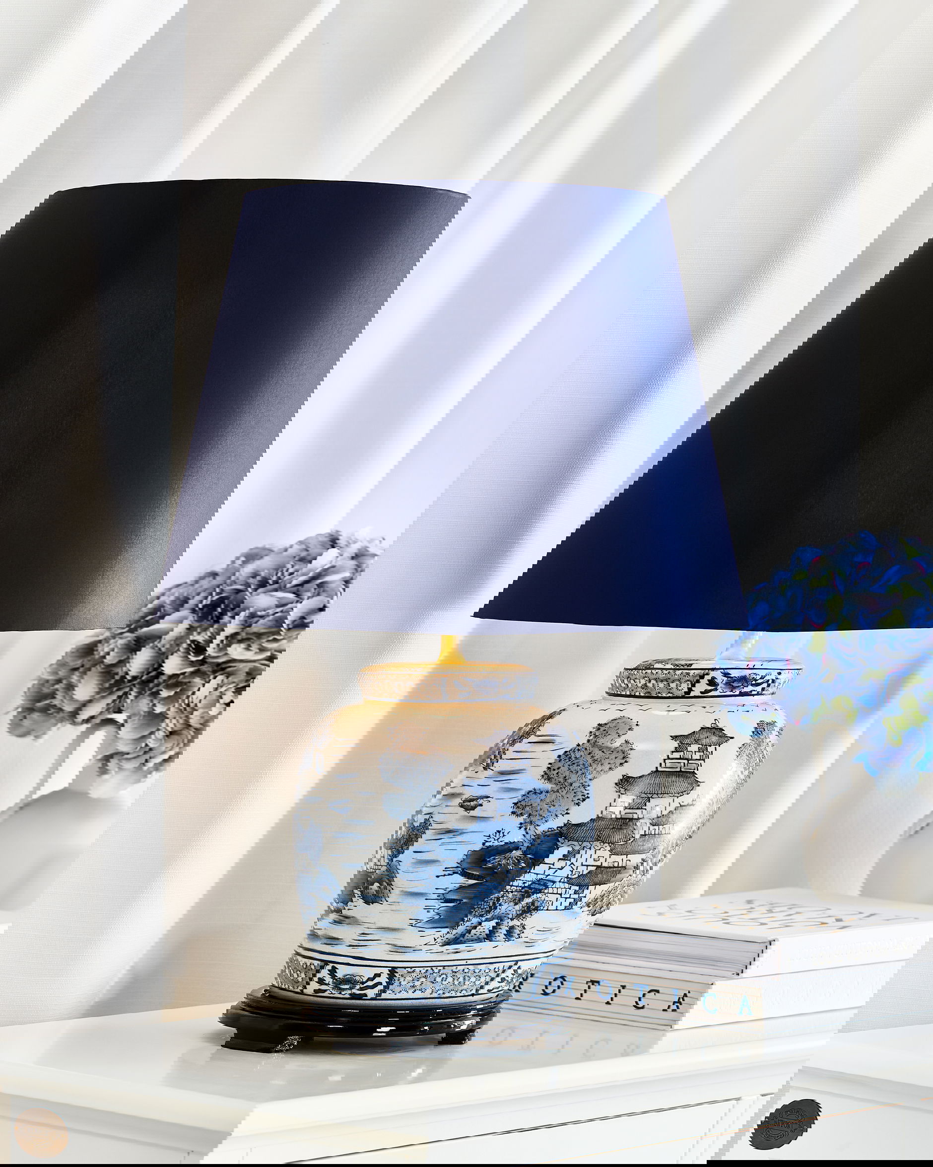 Ludlow lampskärm blå