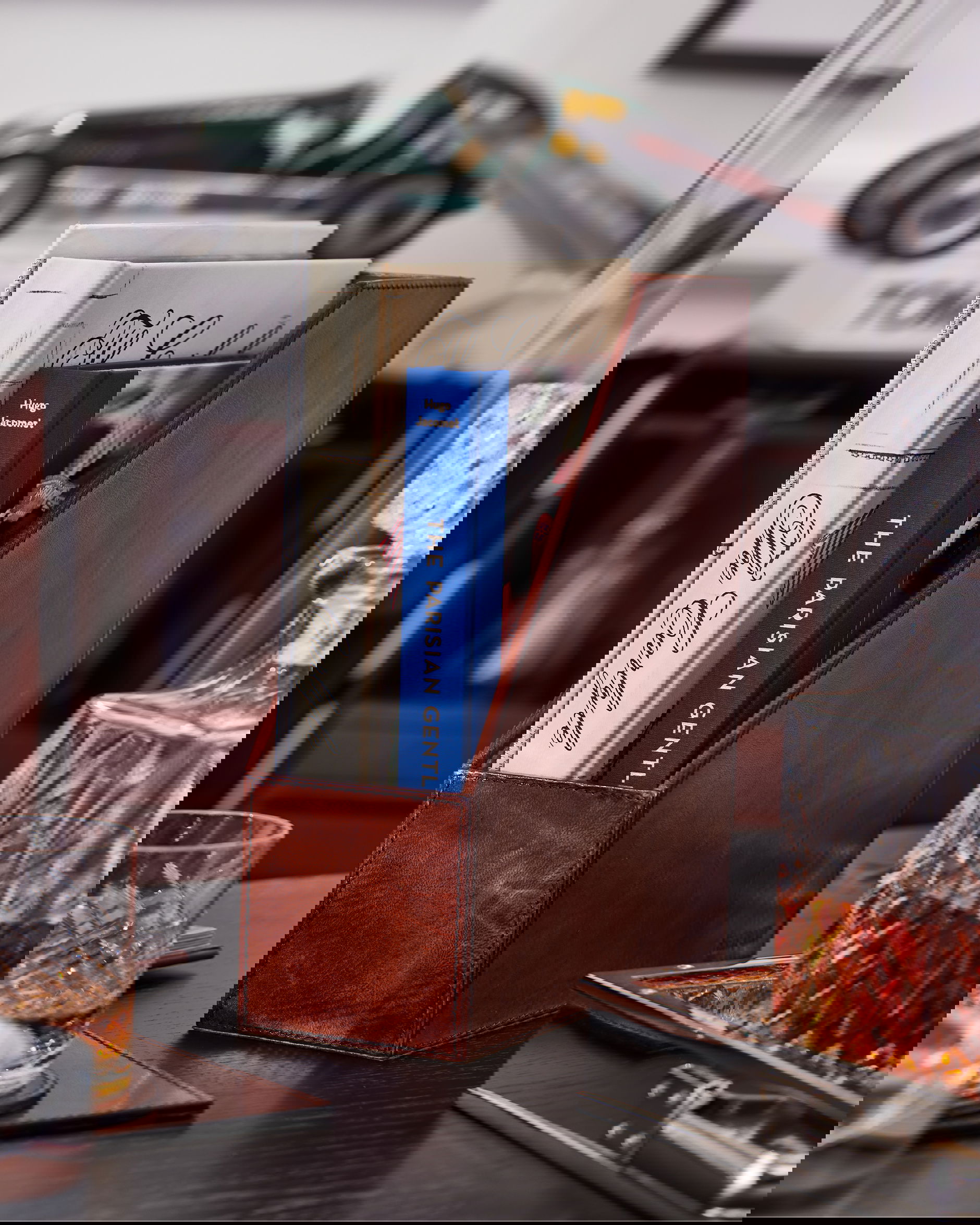 Kensington tidskriftssamlare läder