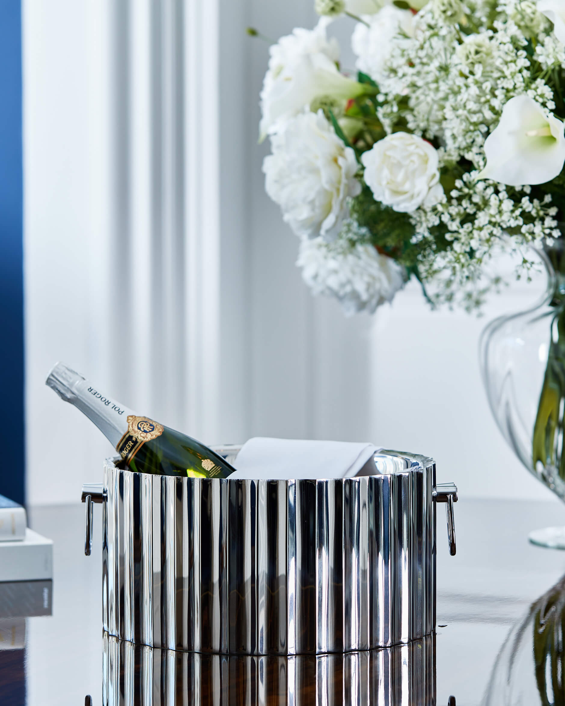 Crillon champagnekylare silver L