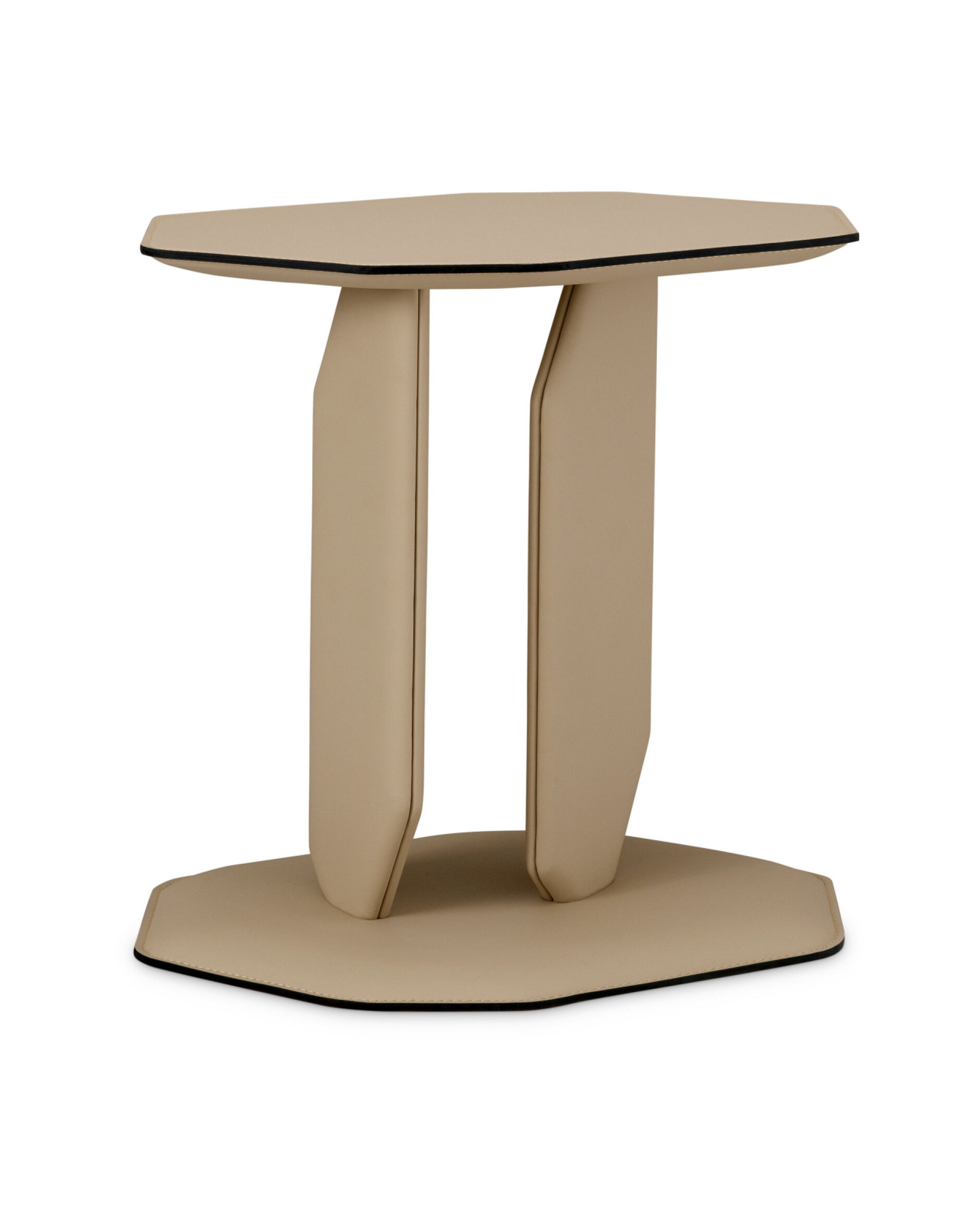 Maurizio sidobord ljusbrun