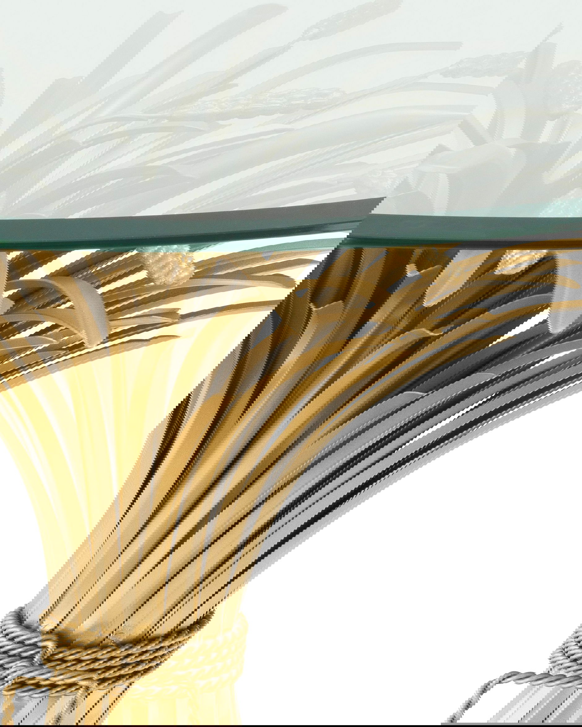 Bonheur sidobord guld L