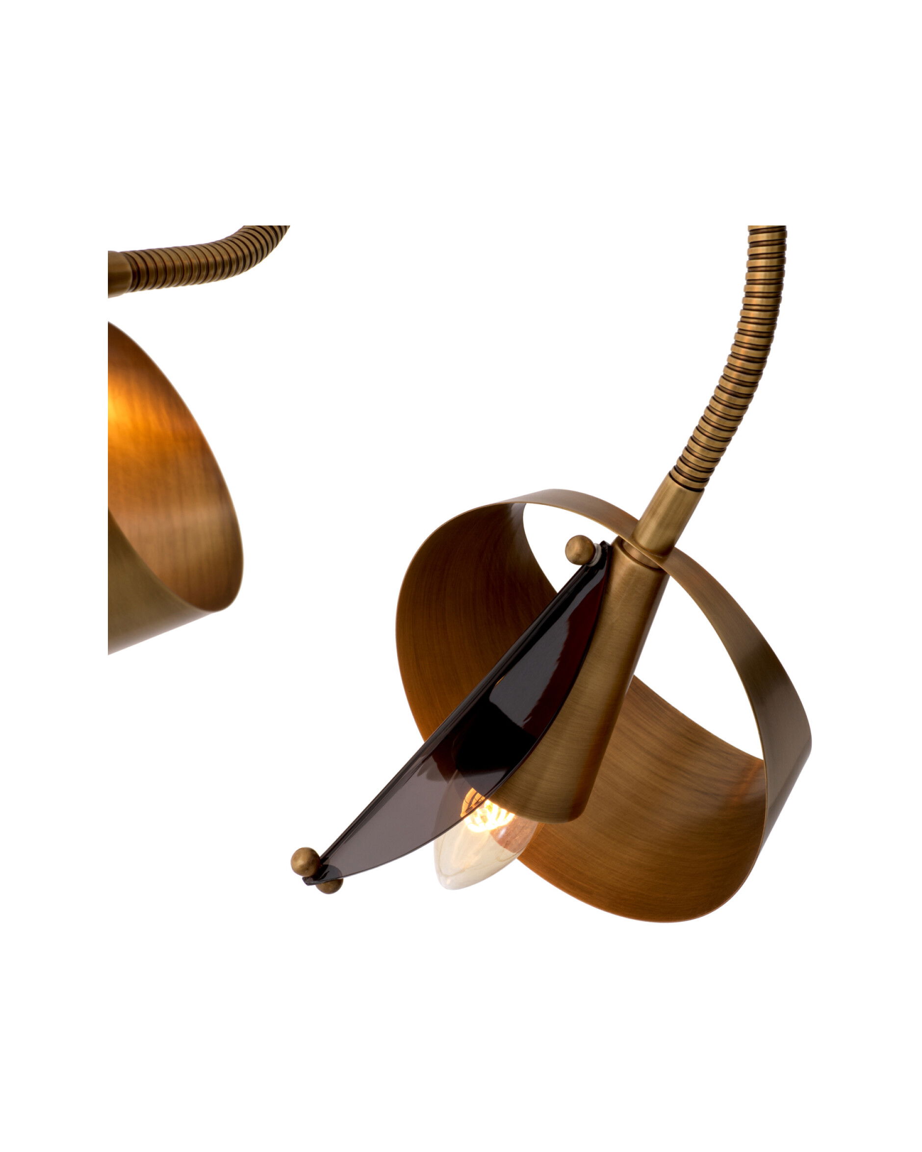 Corrientes takkrona antik mässing