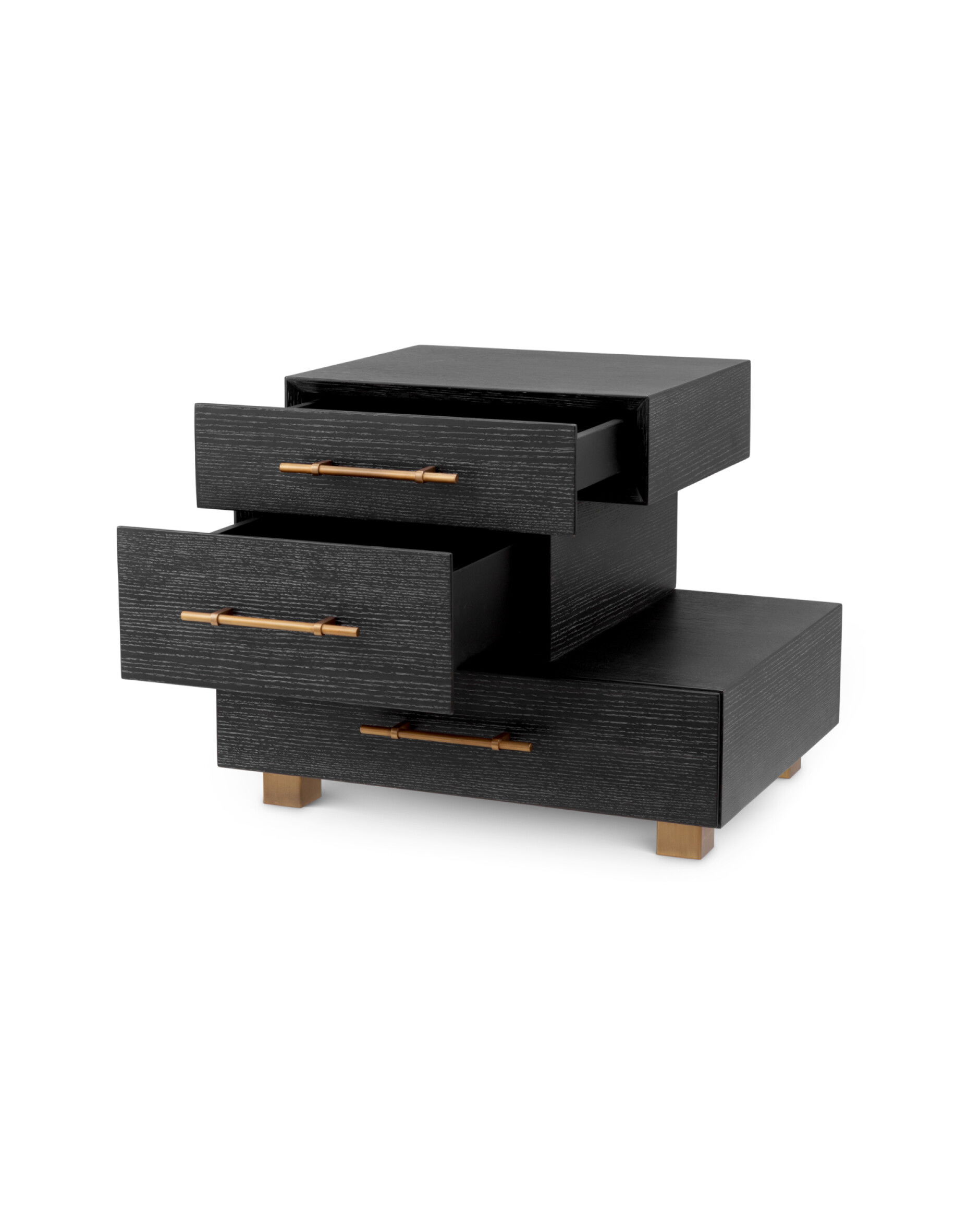 Evendale sängbord charcoal oak