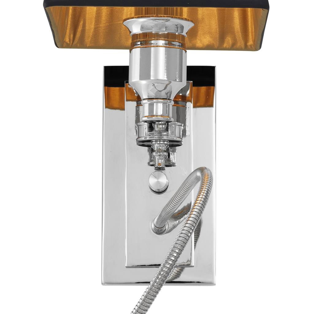 Ellington-seinävalaisin, nikkeli/musta