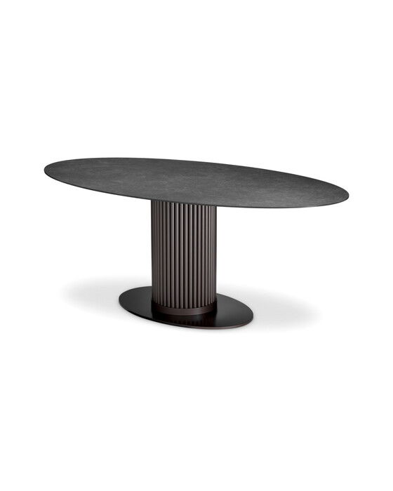 volterra matbord svart marmor