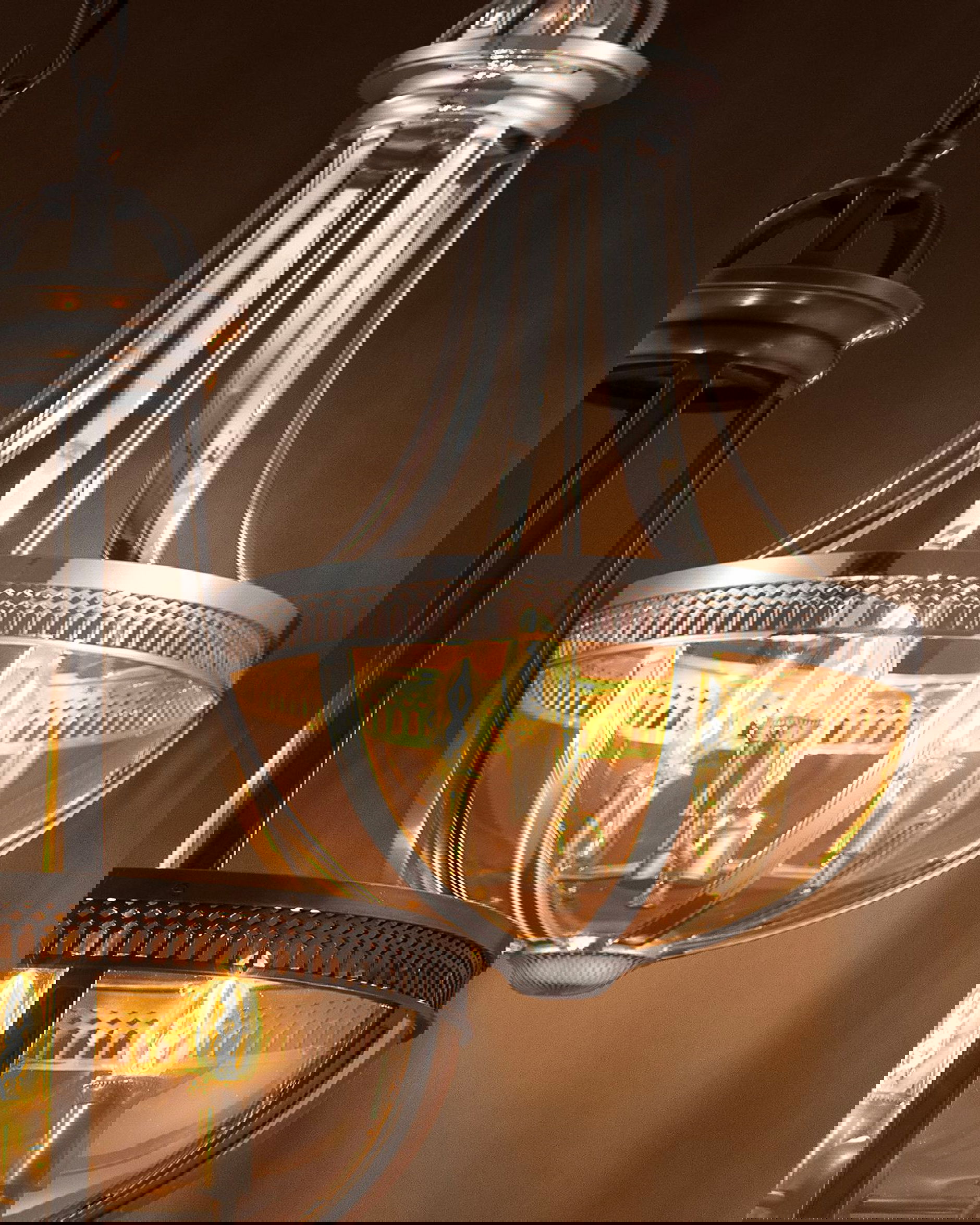 Capitol Hill Chandelier Nickel Small