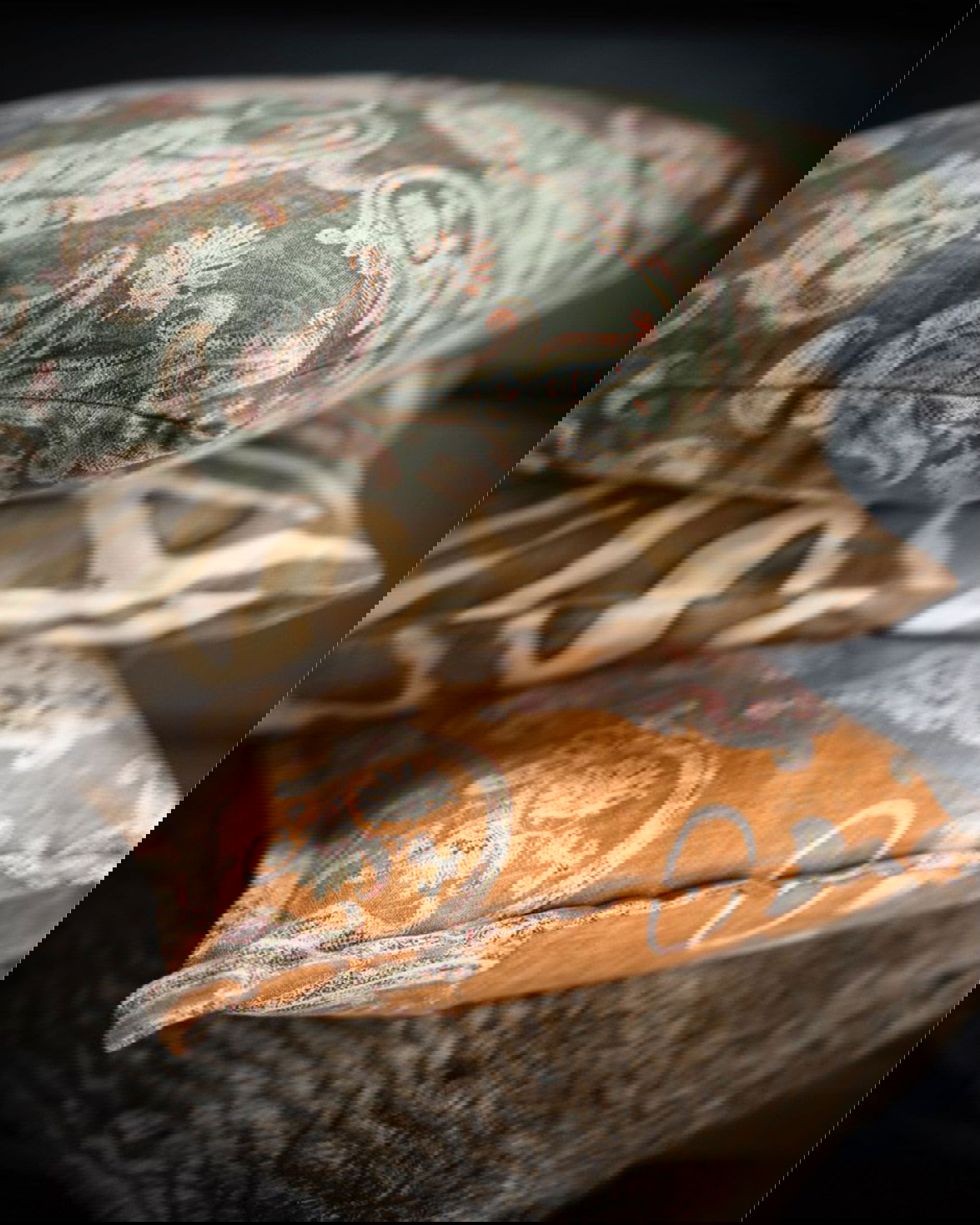 Fair Trade Cushion Cover Cognac OUTLET