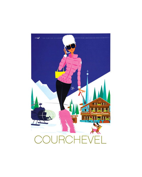 Lady in Courchevel