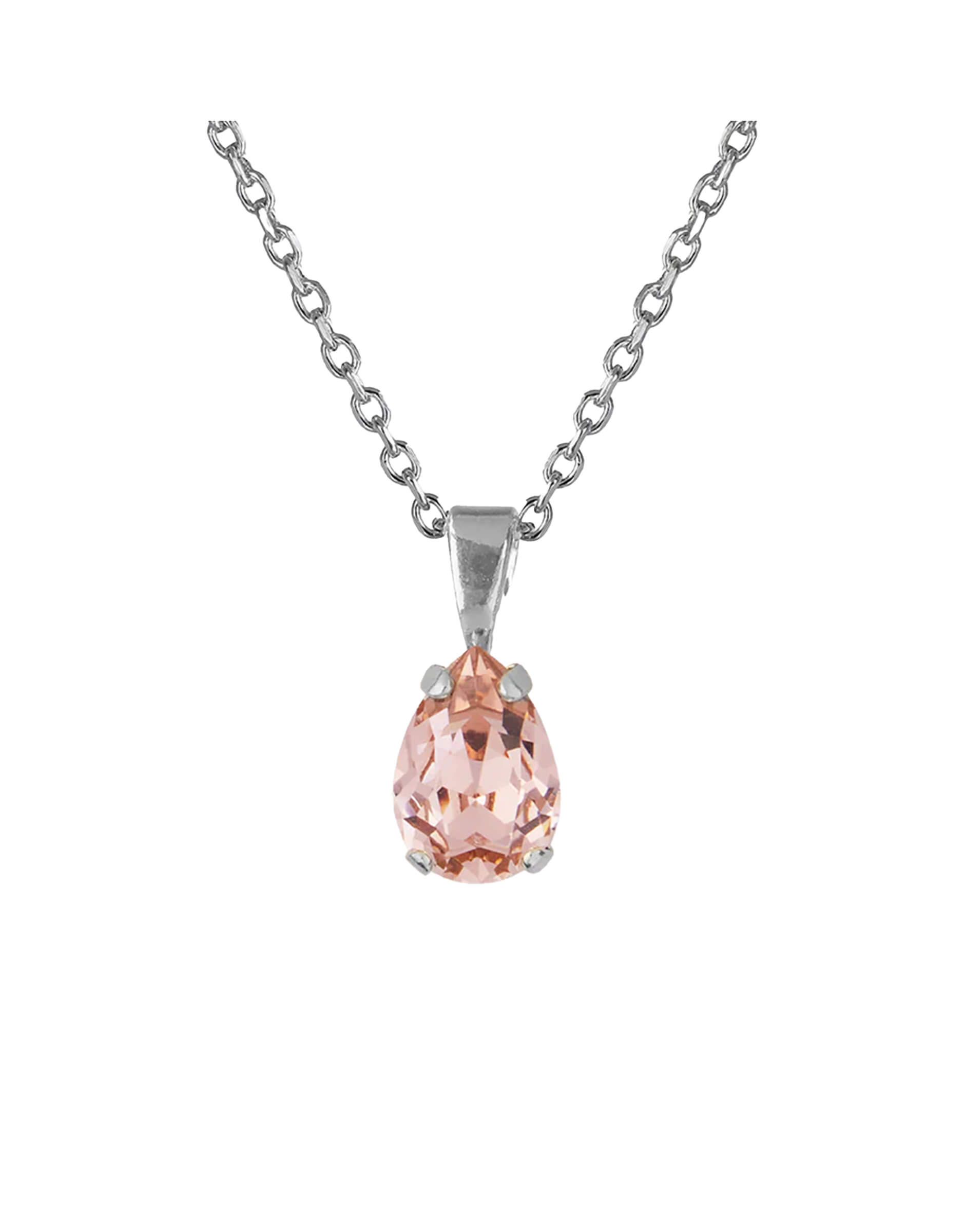 Petite Drop halsband vintage rose rhodium