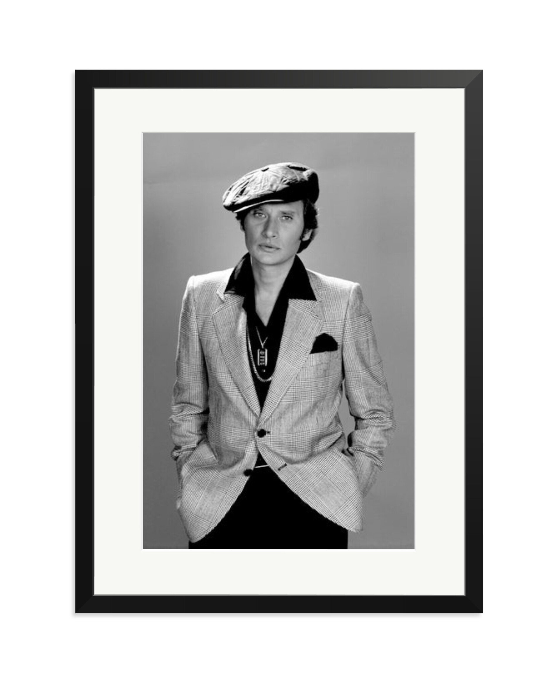 Johnny Hallyday, 1976 Black / XL