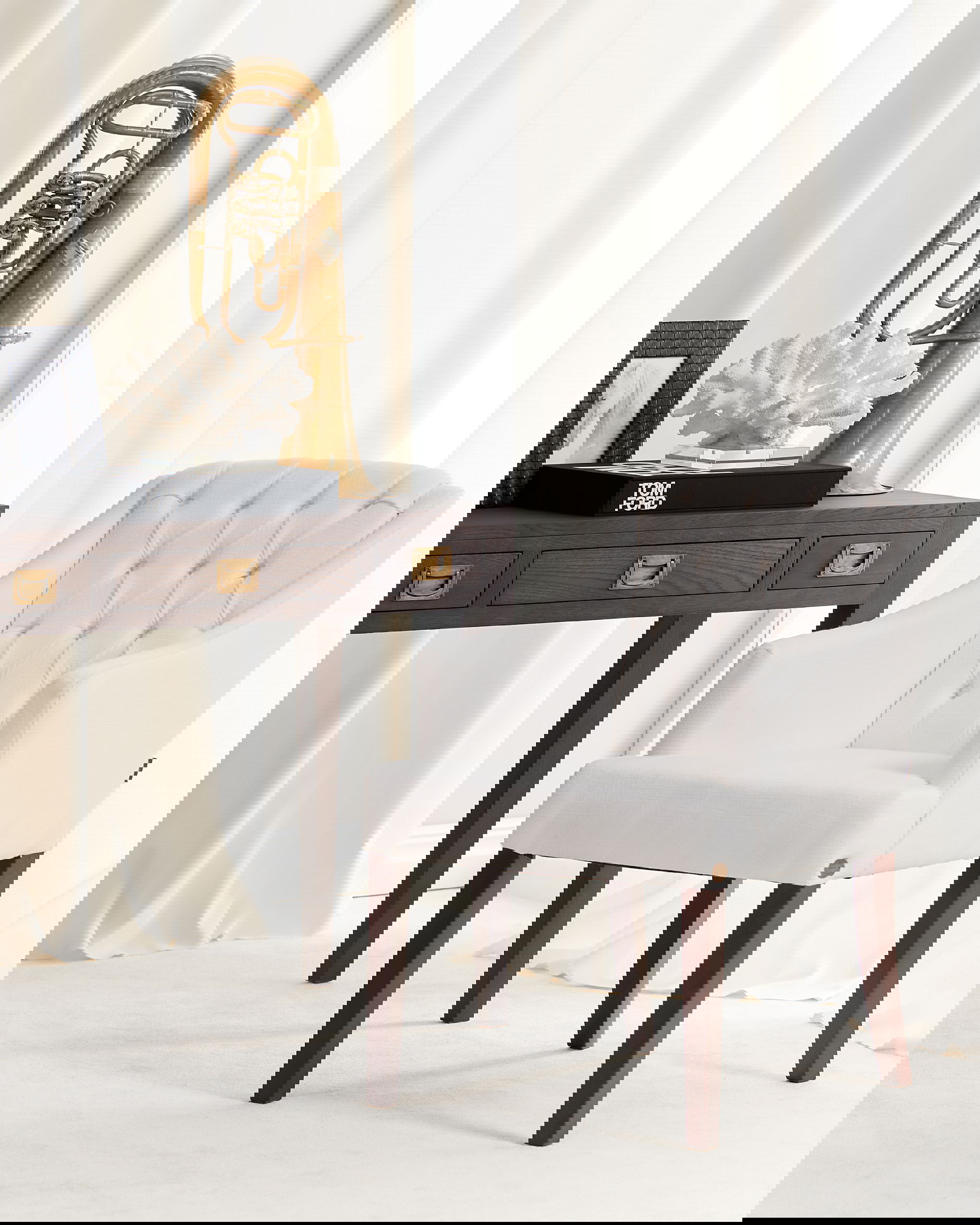 Newport Delano karmstol off-white