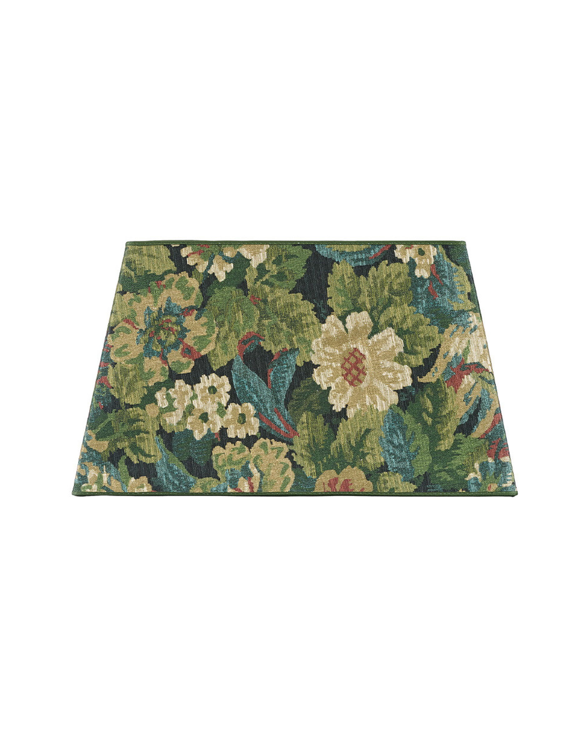 Suorakulmainen lampunvarjostin ebonleaf flower OUTLET