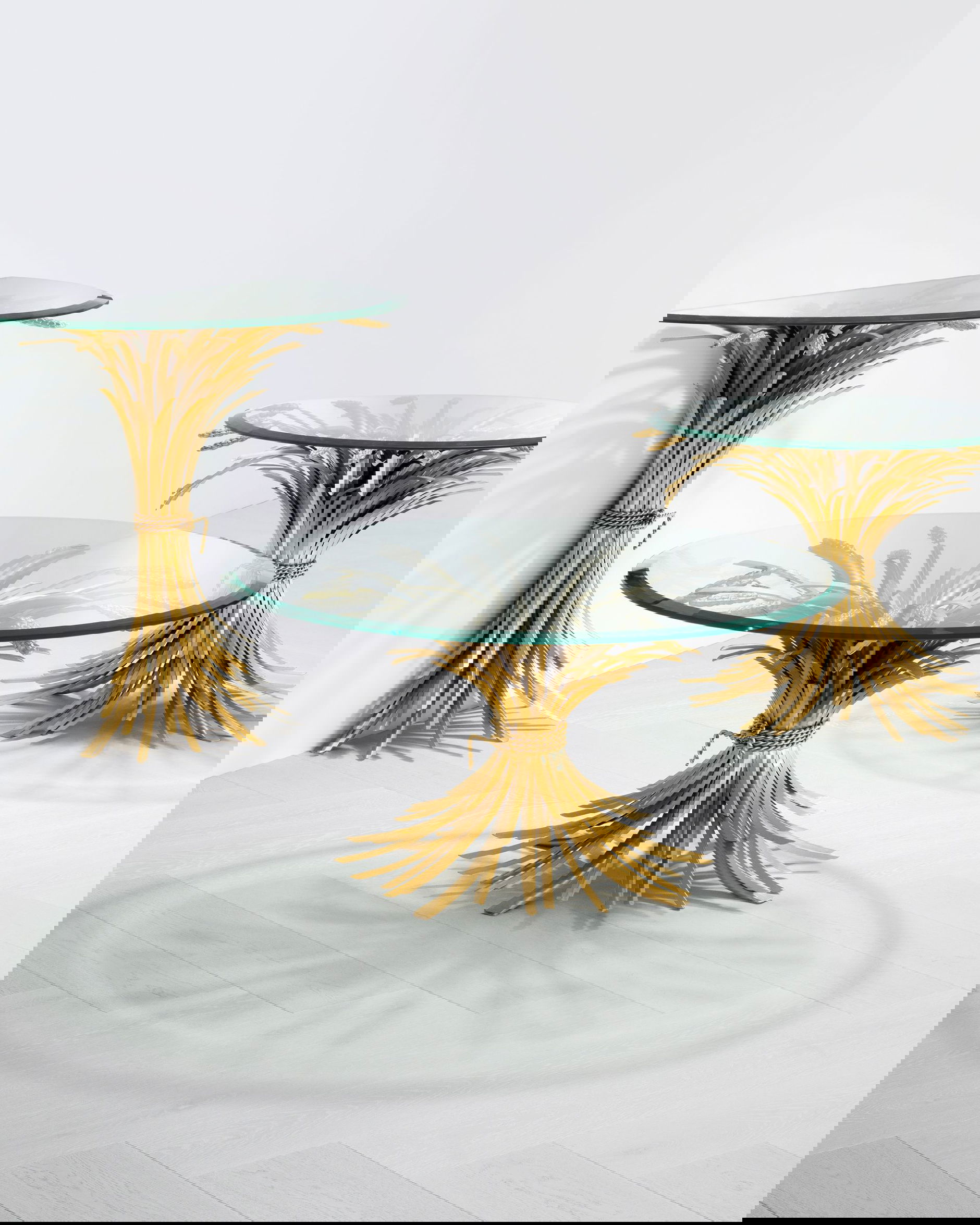 Bonheur sidobord guld