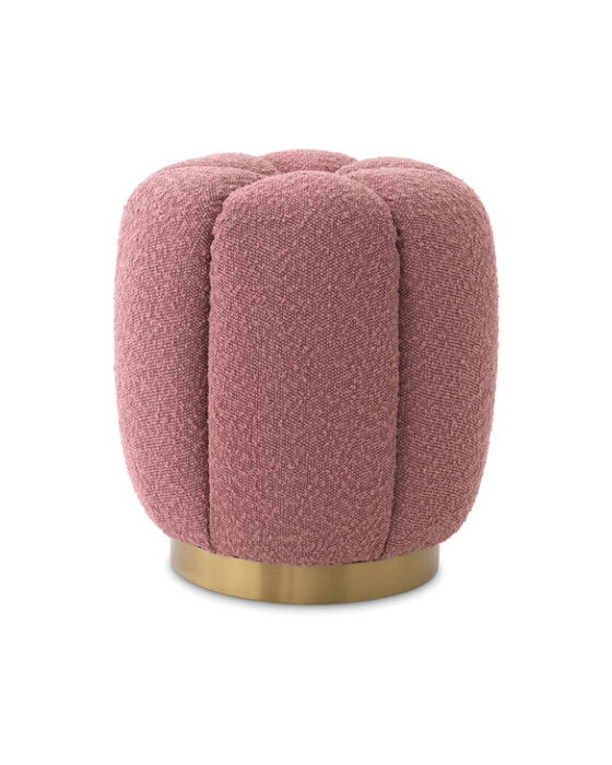 Orchanic pall bouclé rose
