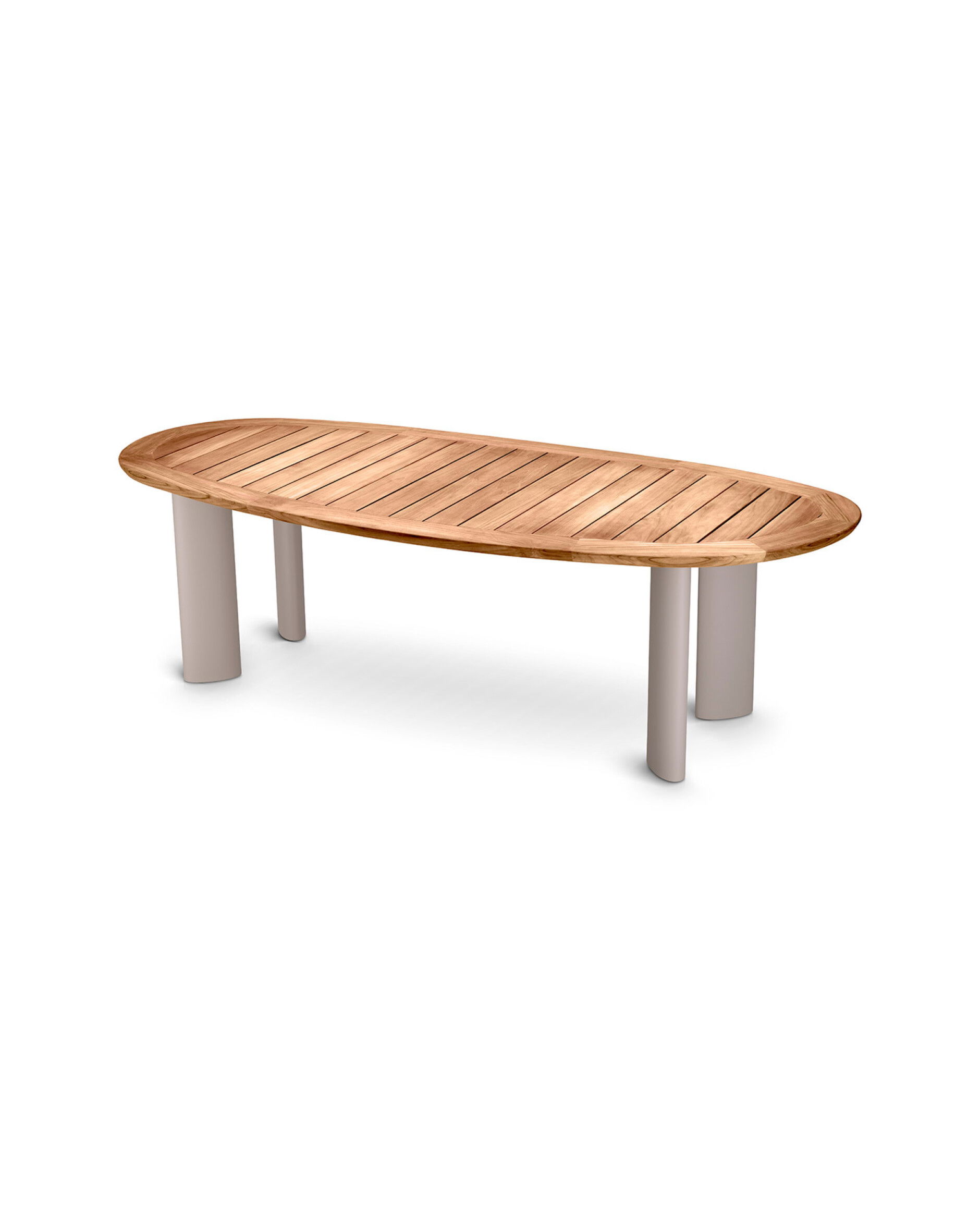 Free Form matbord natural teak