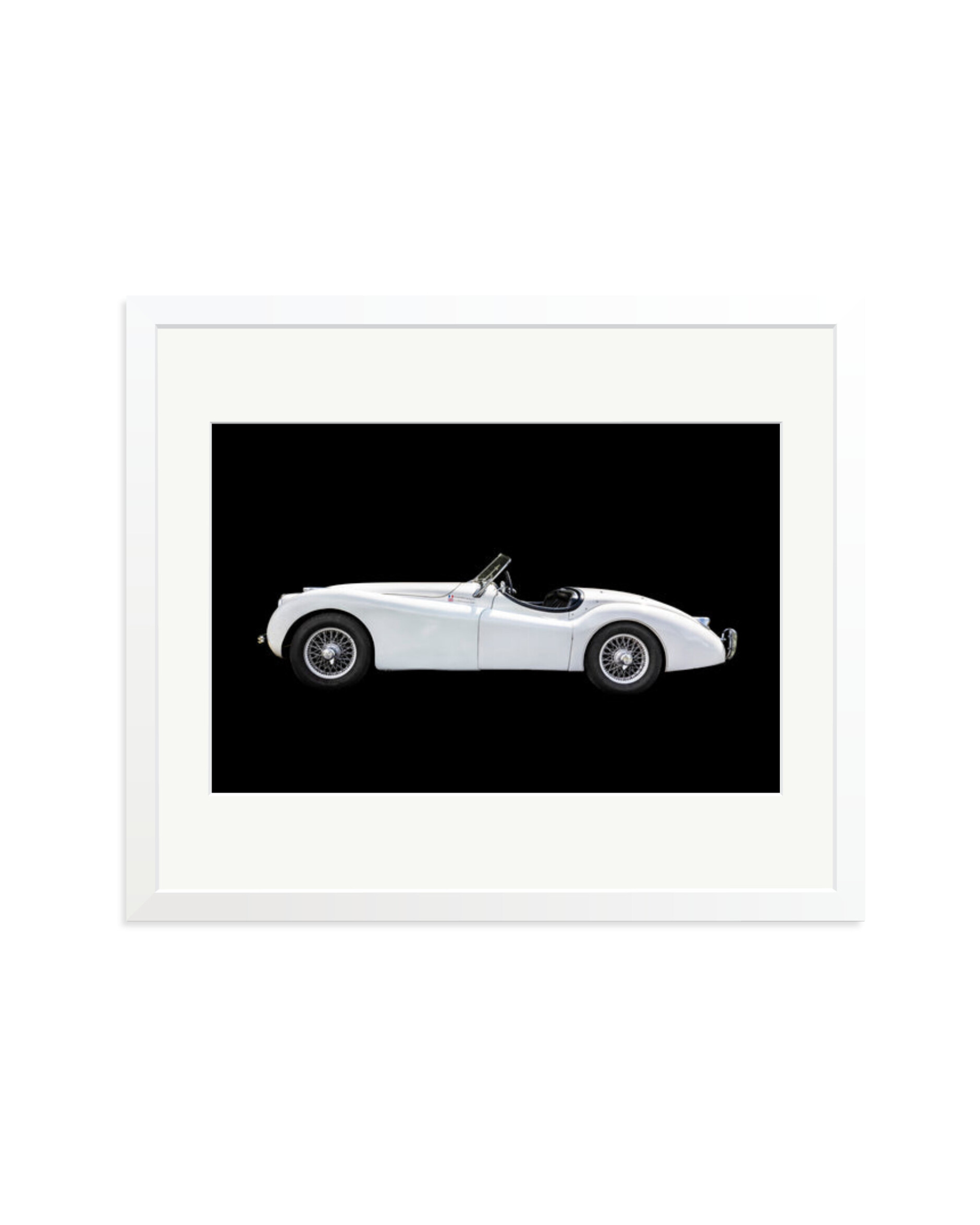 Jaguar XK120 White / Large