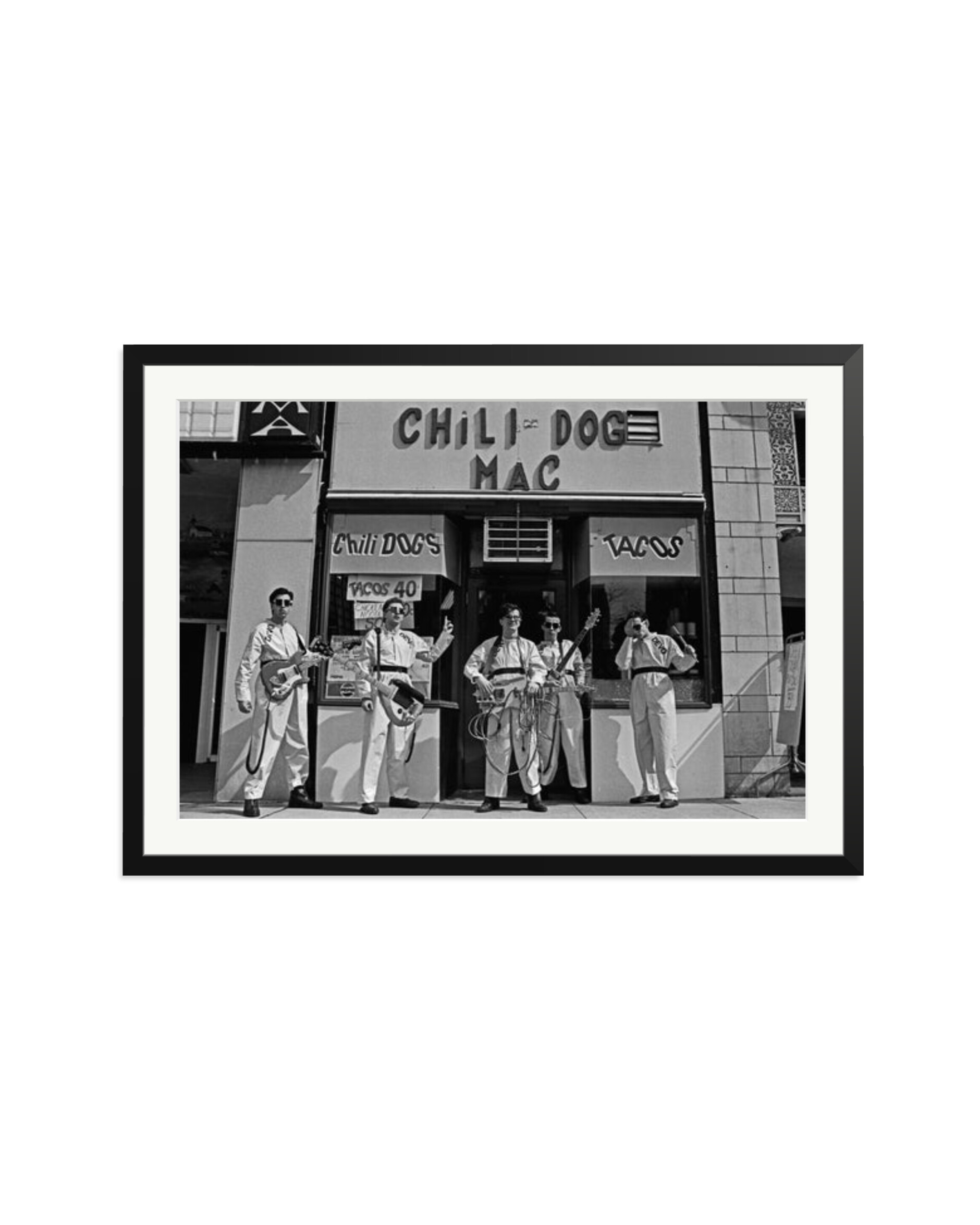 Devo at The Chili Dog Mac in Akron 1978 Black / XXL