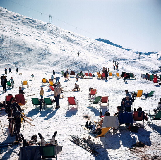 Skiers at Verbier