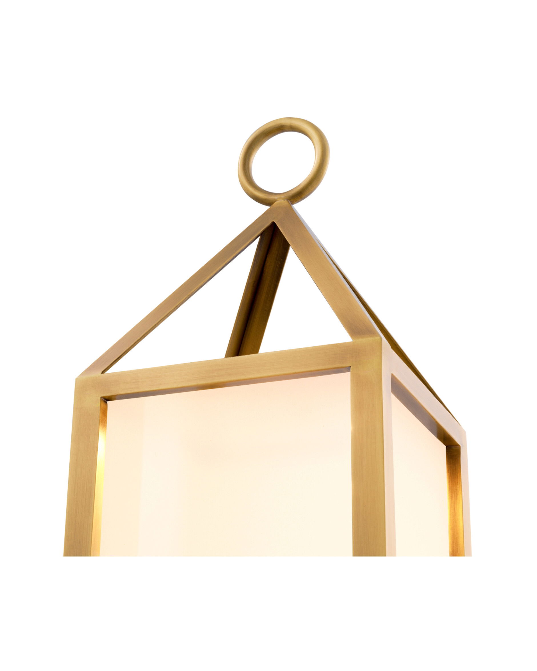 Riserva golvlampa antik mässing L