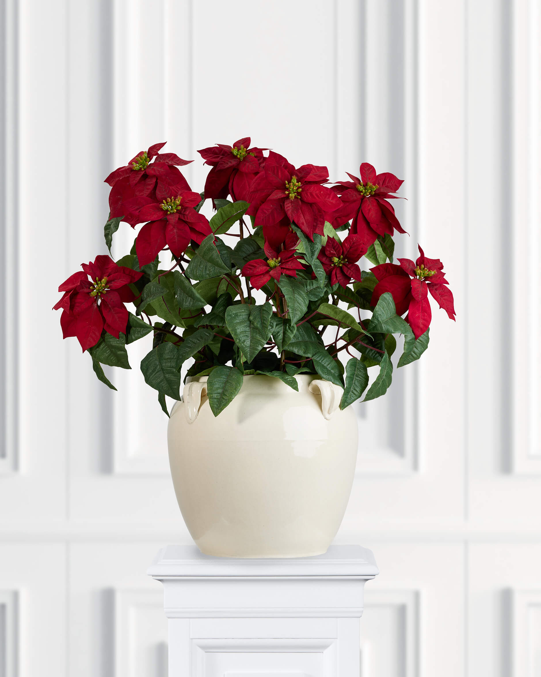 Julstjärna konstväxt röd