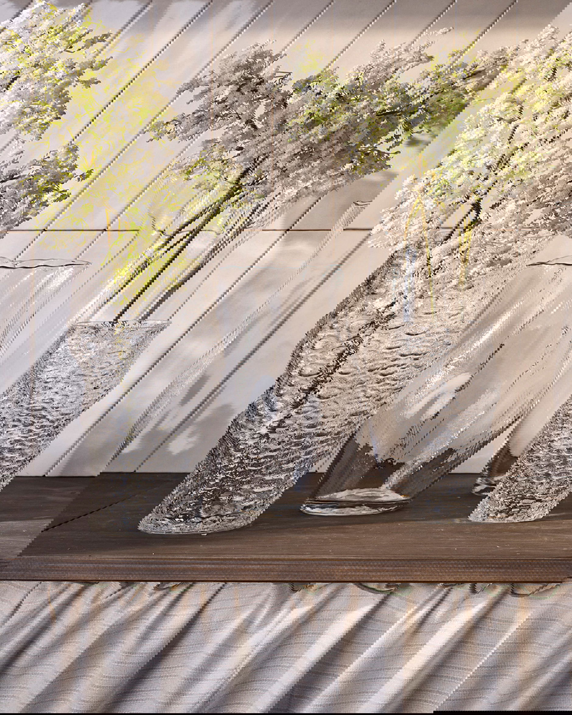 Zoey vaas helder glas