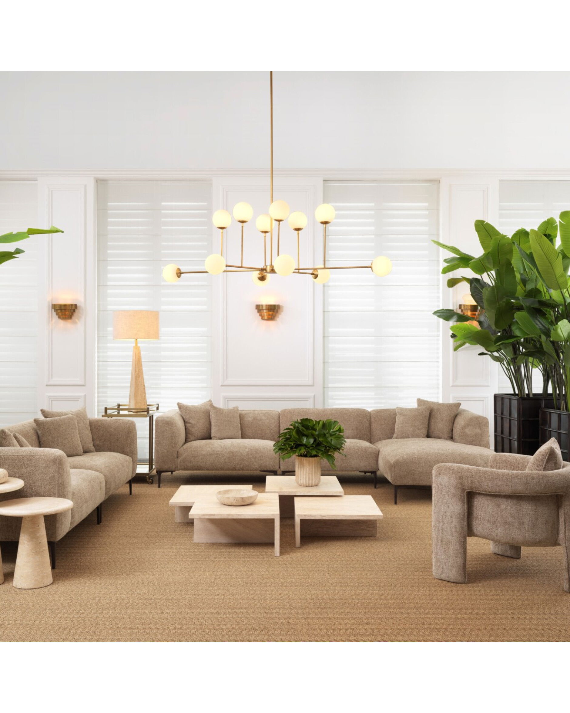 Aram taklampa antik mässing