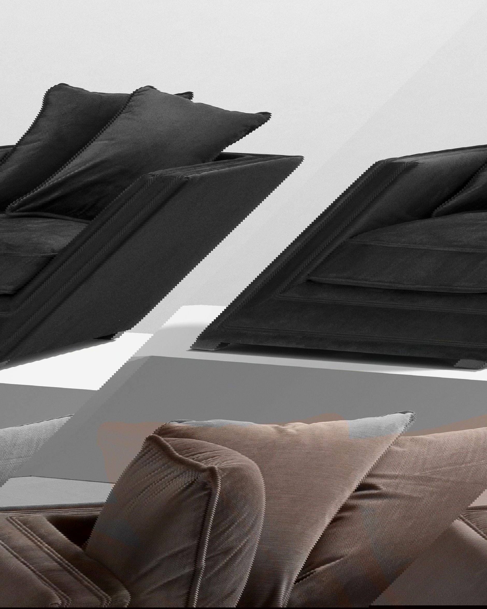 Menorca fåtölj svart OUTLET