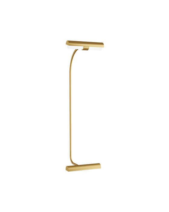 Calumn 43 Floor Lamp Natural Brass