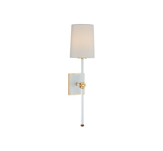 null - Lucia Tail Sconce Matte White Medium
