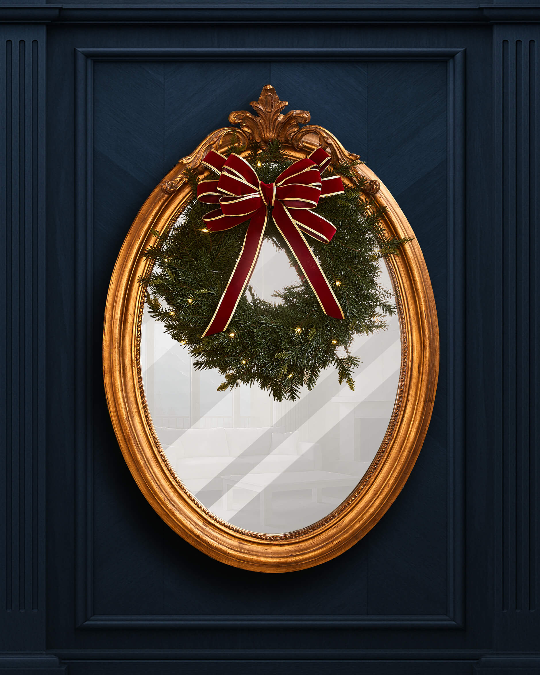 Grankrans belysning Ø65cm