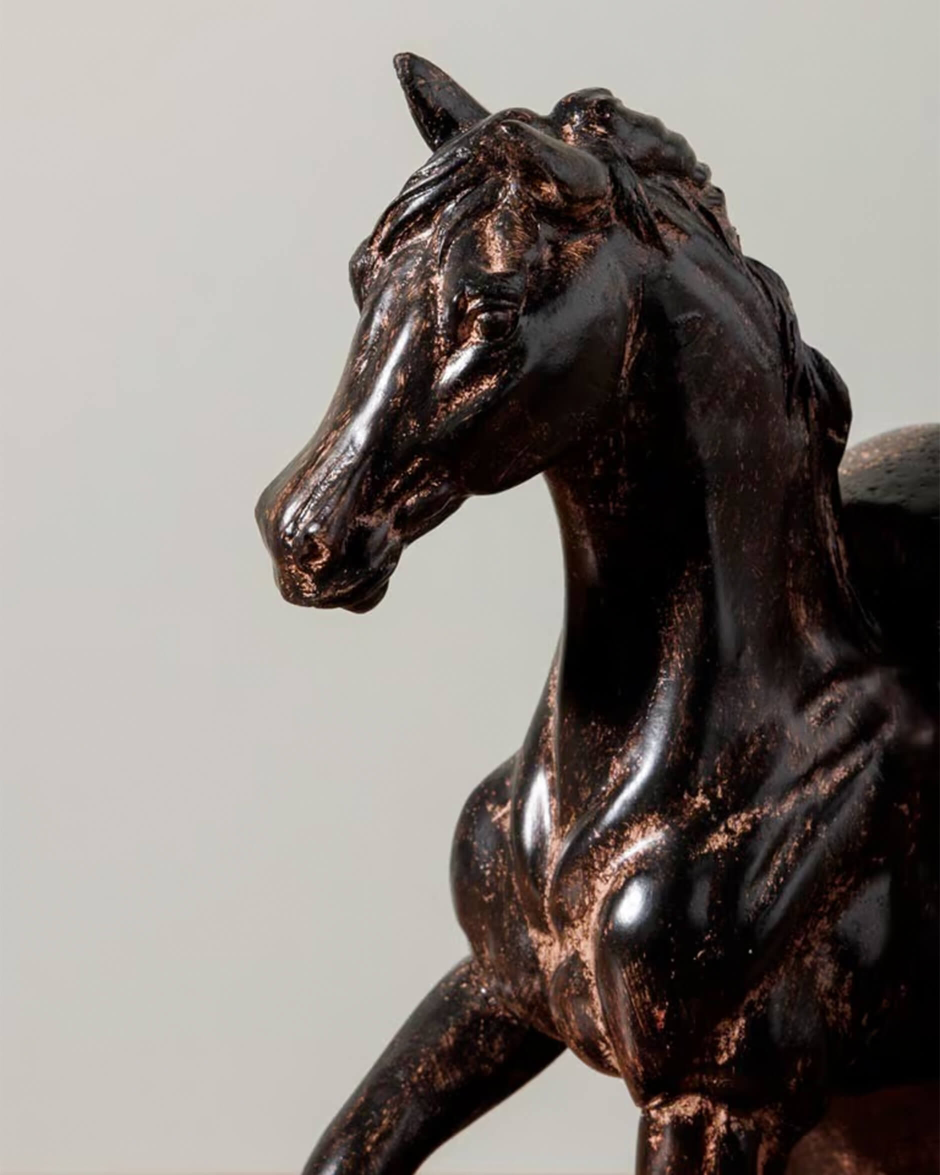 Horses Bookend Brown Set of 2