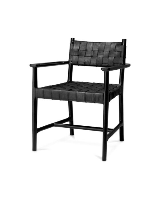 tiberio karmstol svart