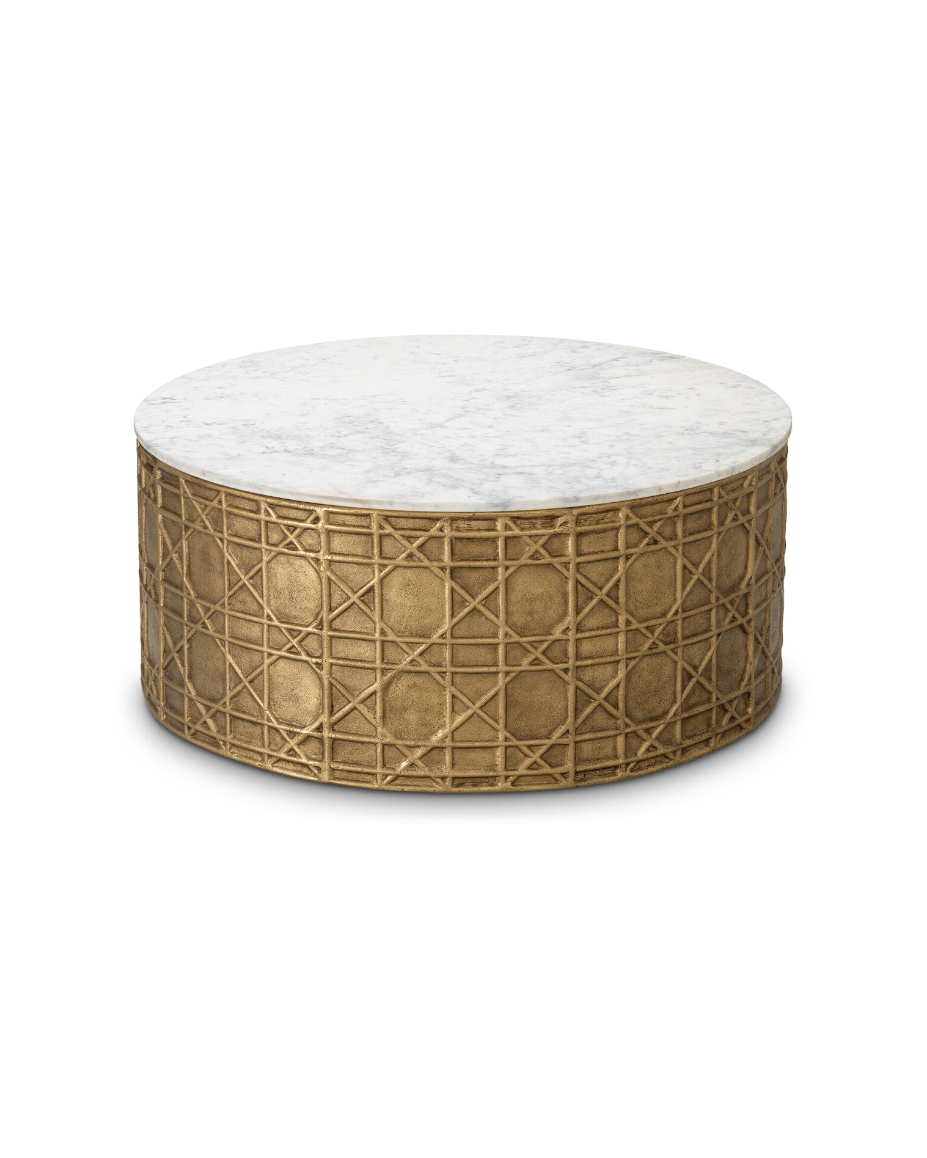 Laurenson Couchtisch antik Messing