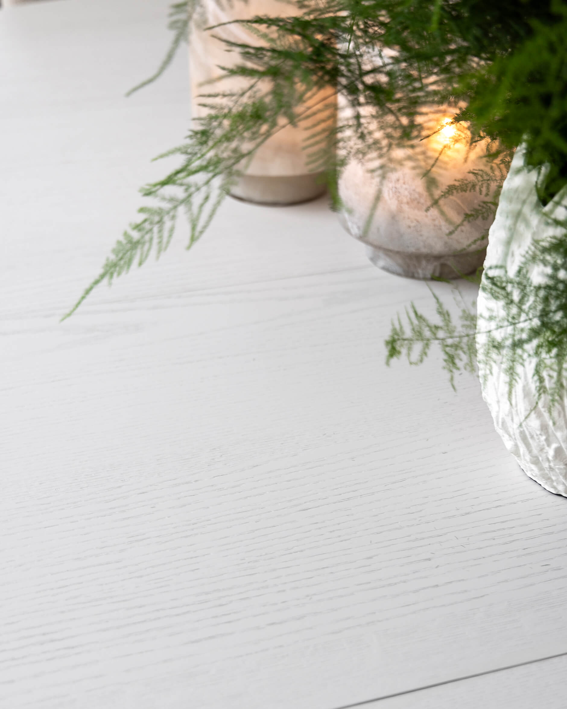 Trent förlängningsbart matbord ivory mist 130-250x130cm