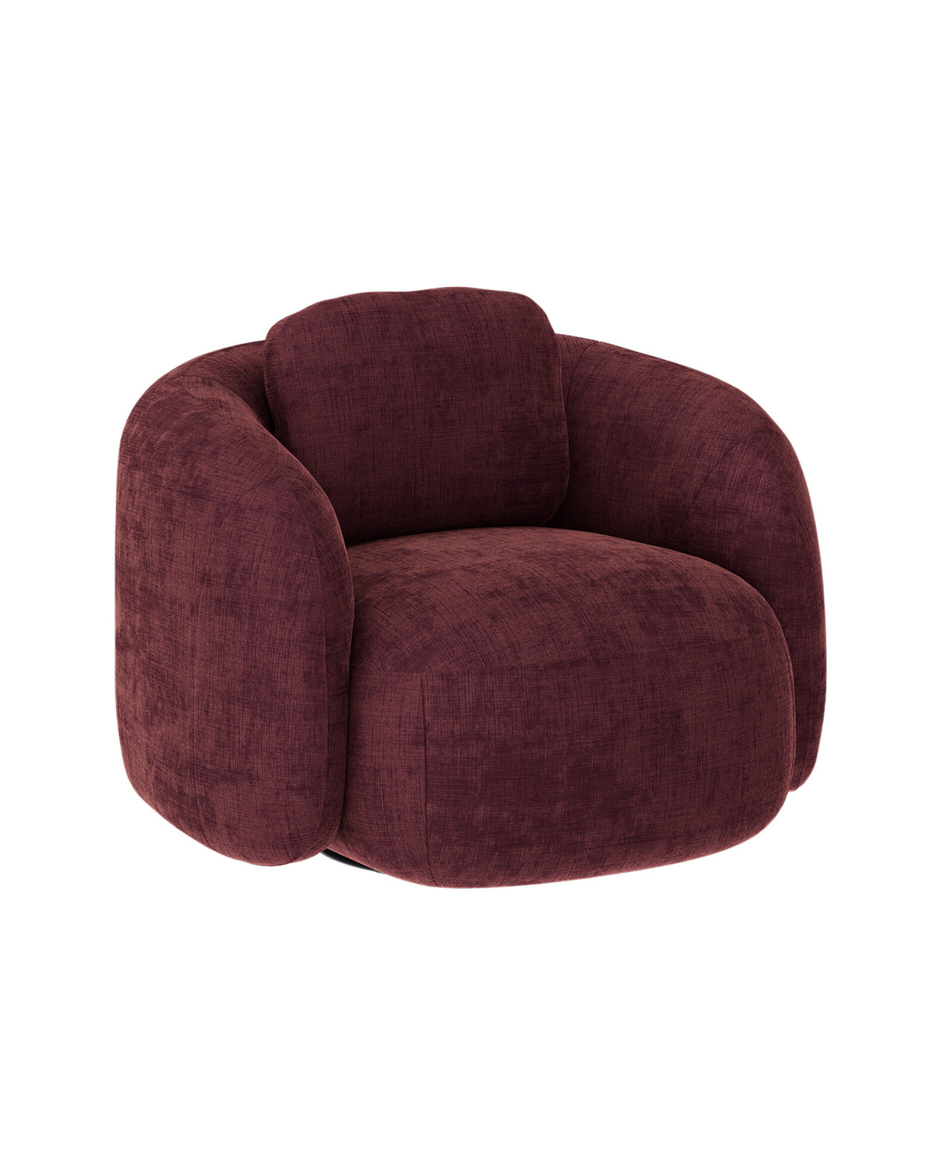 Dixonin pyörivä kangasnojatuoli Gabby burgundy