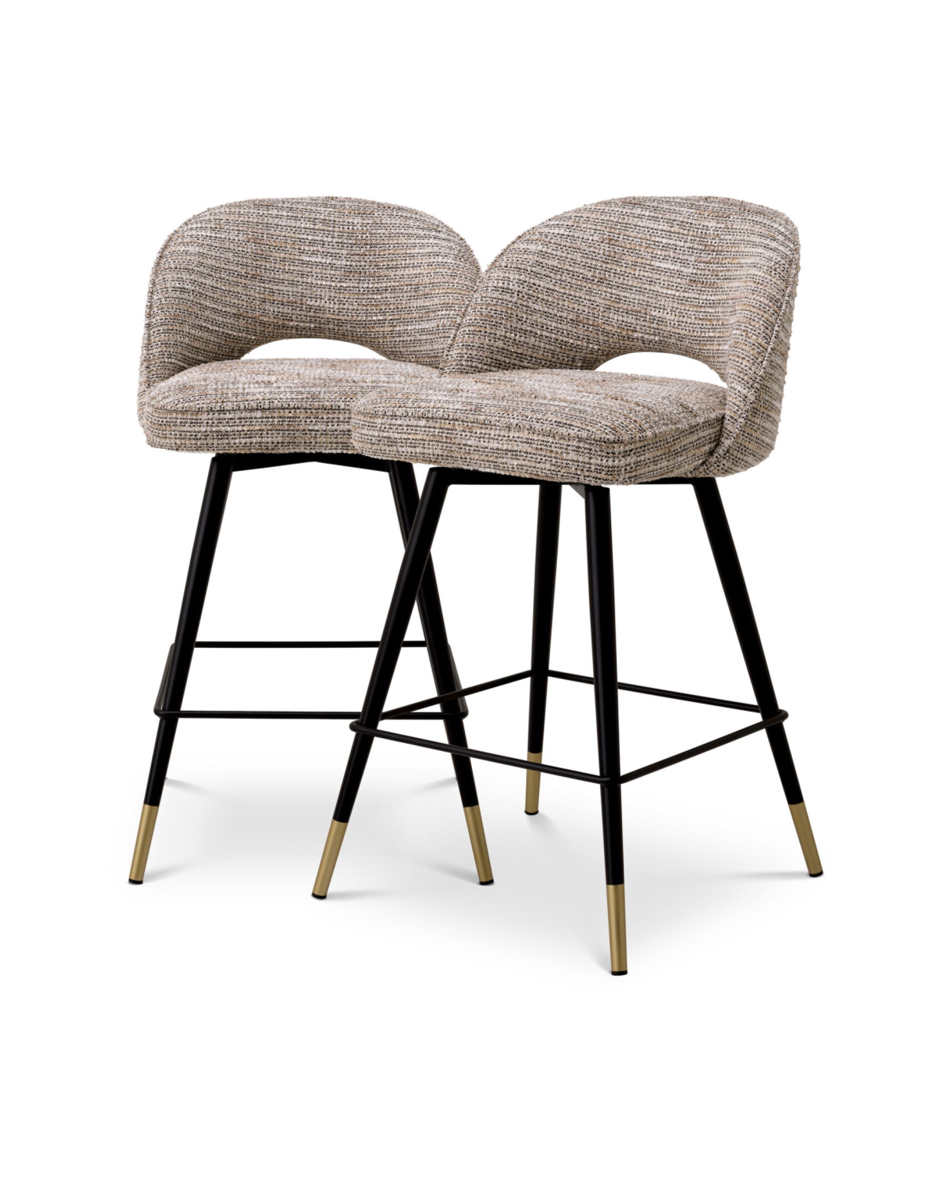 Cliff barstol mademoiselle beige 2-set