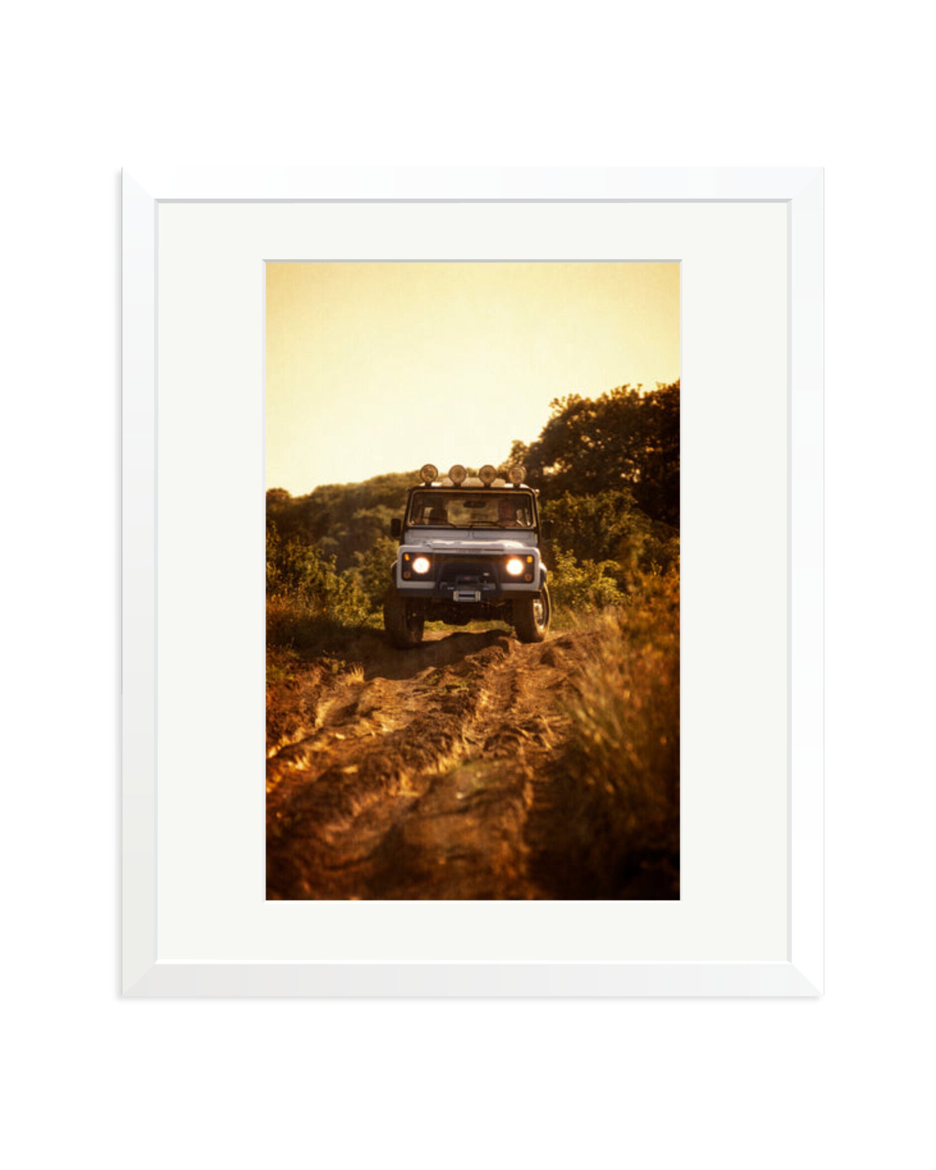1996 Land Rover Defender White / Large