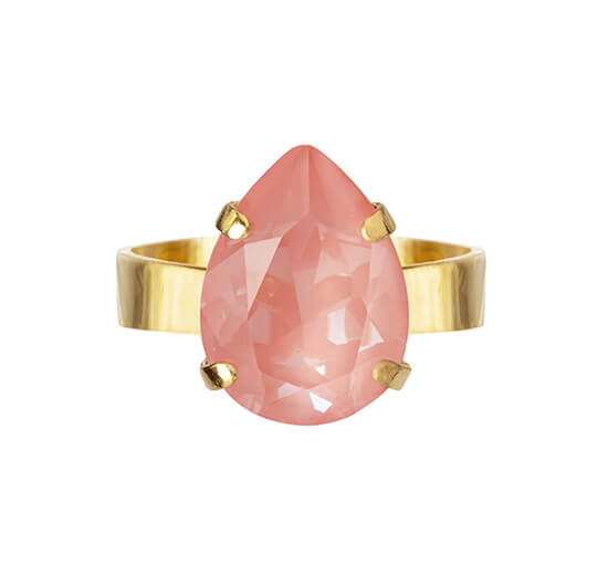 Flamingo Ignite - Mini Drop ring rose peach