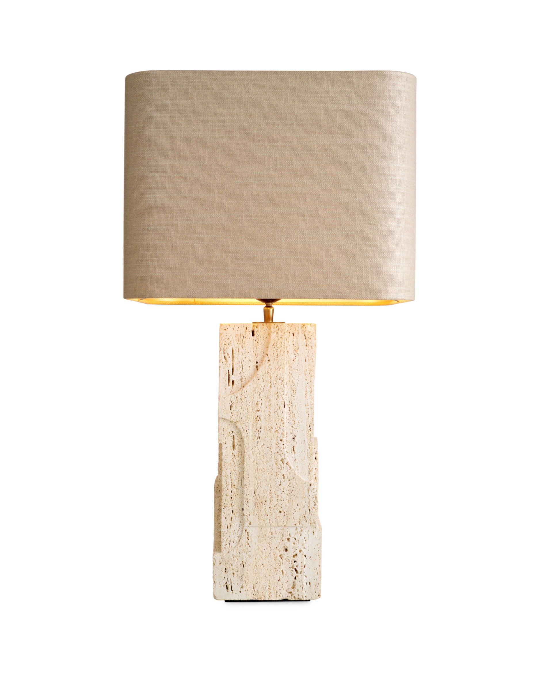 Mazzini bordslampa travertin