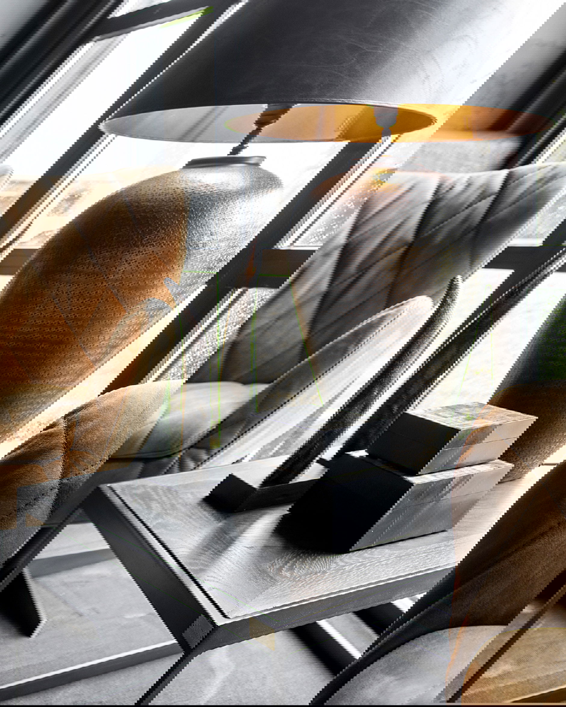 Pittsburgh sidobord brun