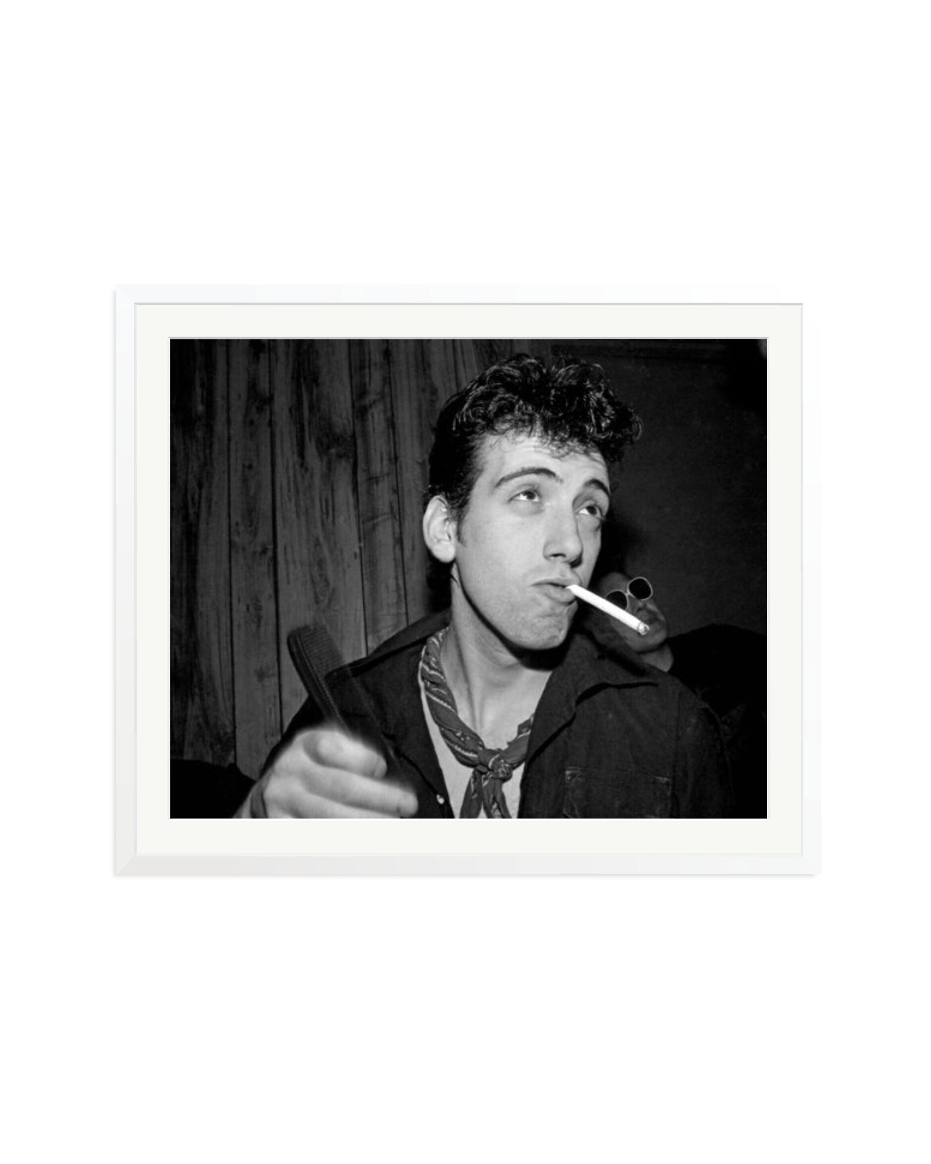 Mick Jones of The Clash Backstage 1979 White / XXL
