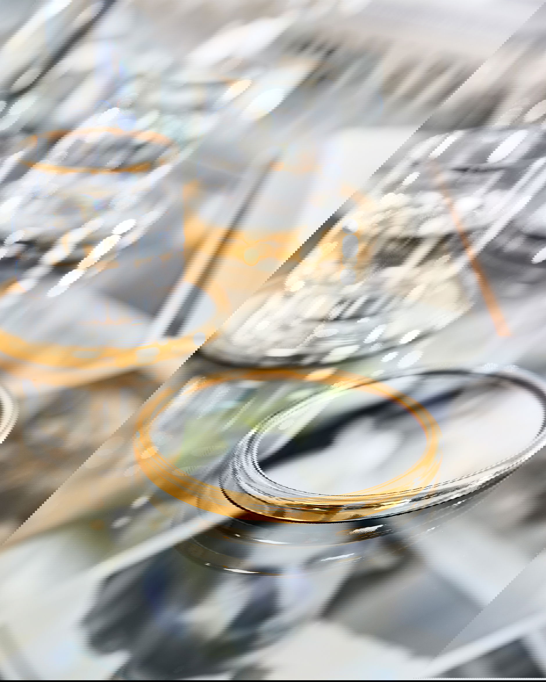 Garrett glasunderlägg guld 4-pack