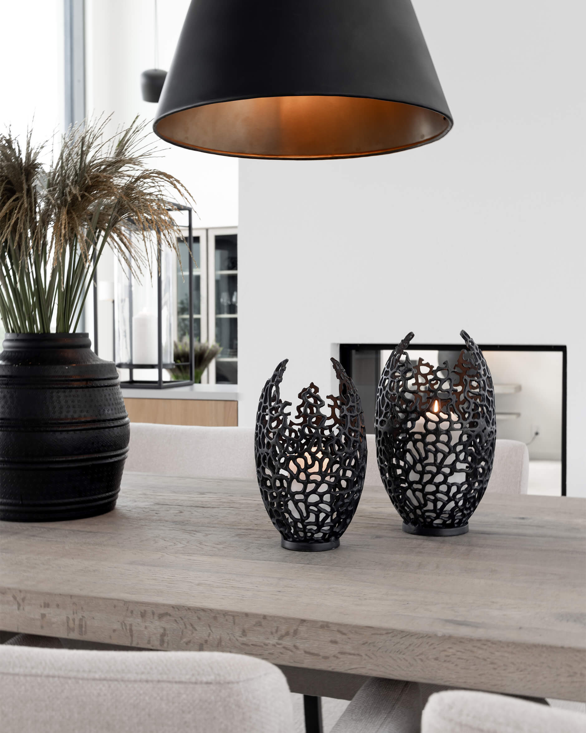 Bari kynttiläkuppi musta OUTLET