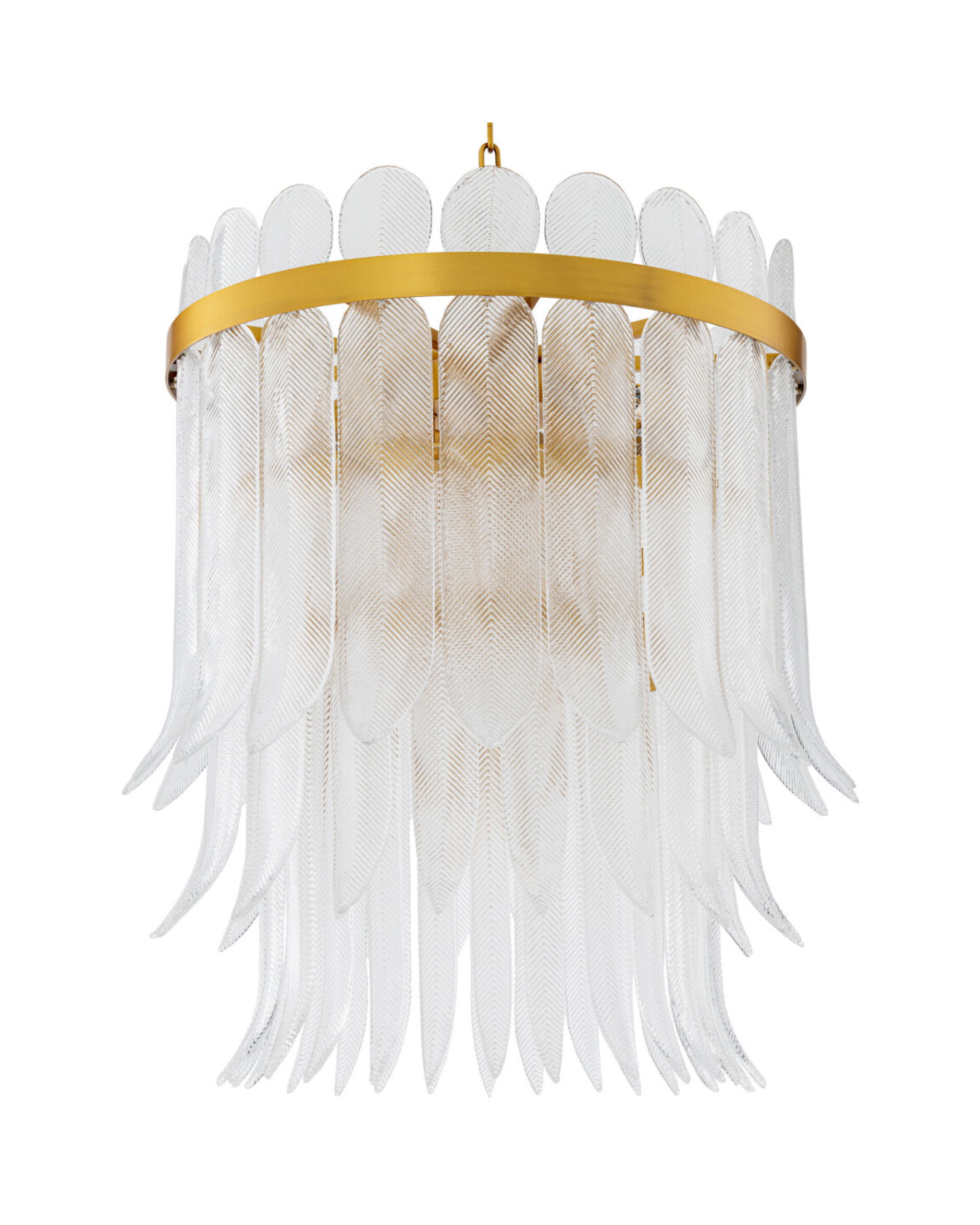 Erika kroonluchter antiek messing