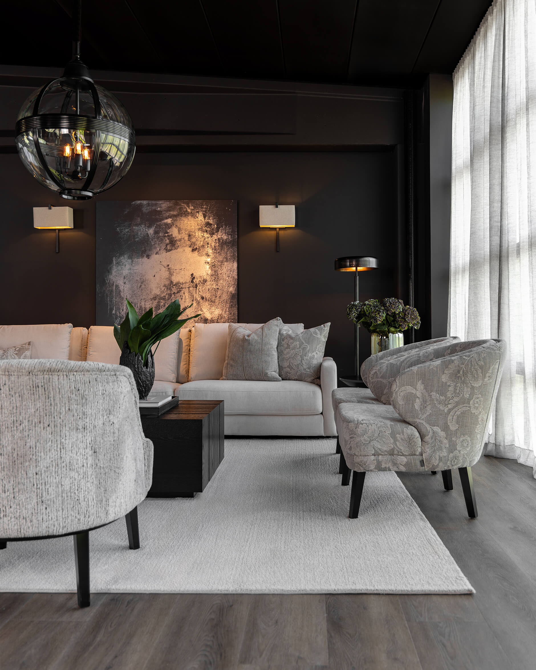 Armando golvlampa antik brons