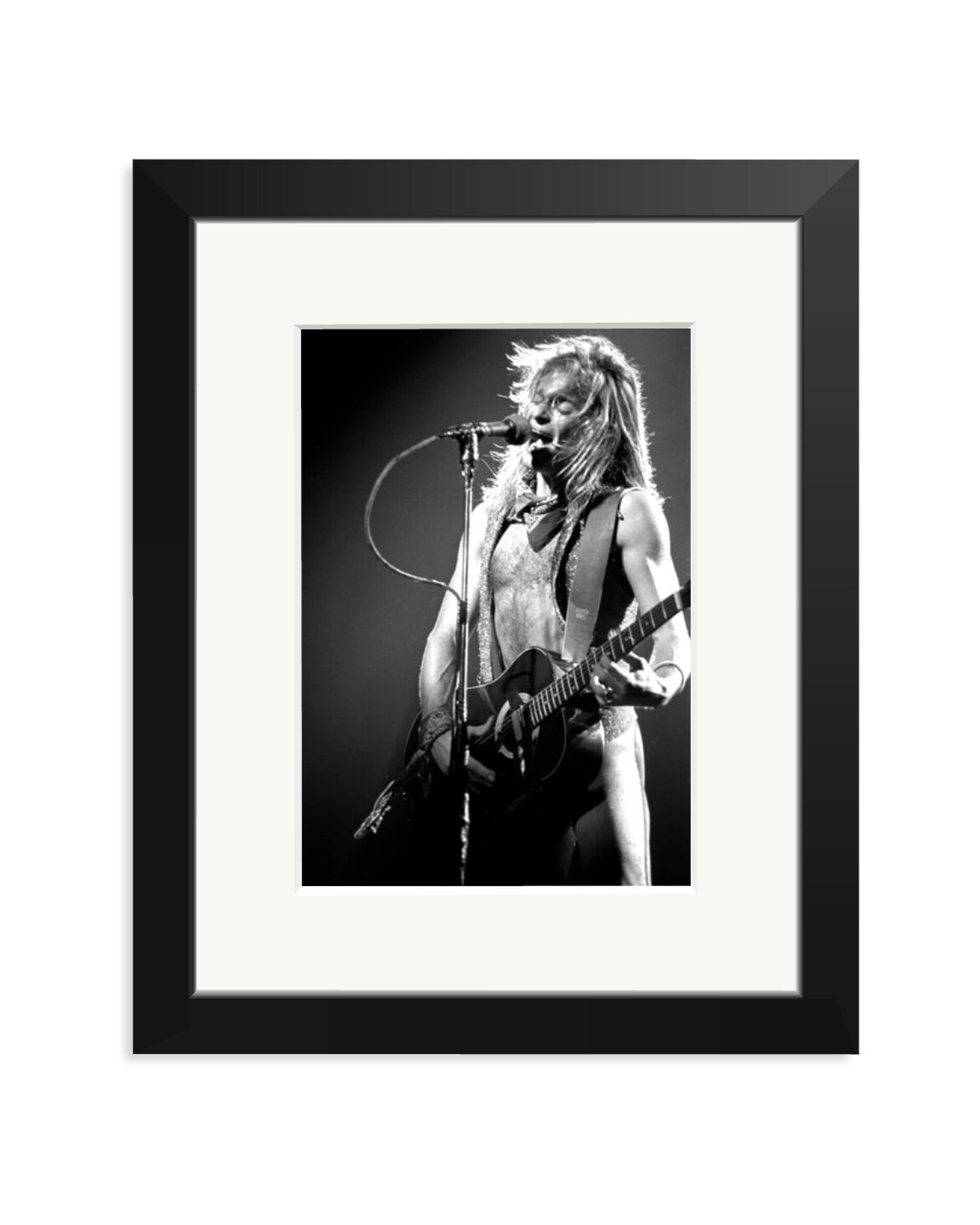 David Lee Roth of Van Halen 1981 Black / Small