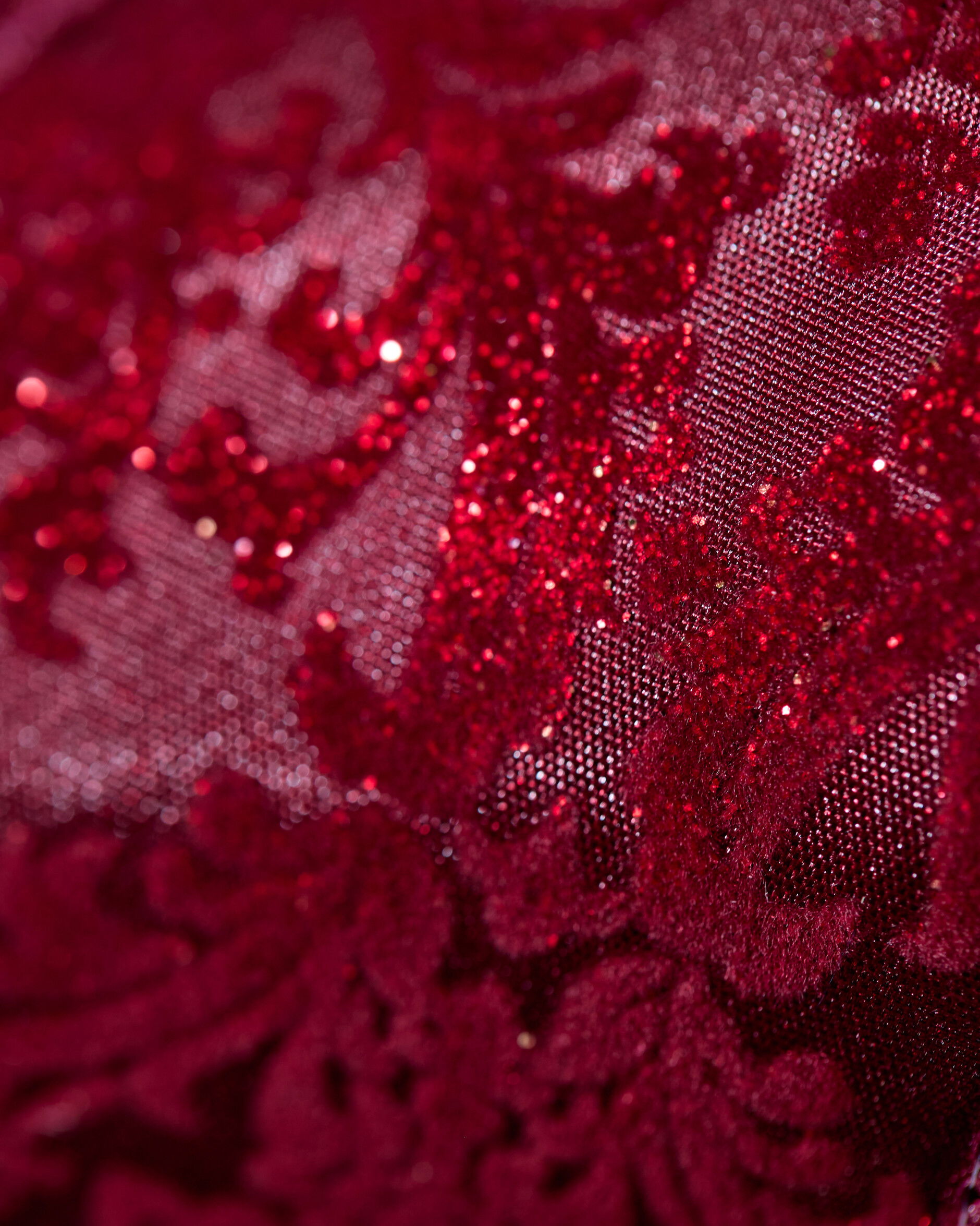 Mabel textielband bordeaux 9m