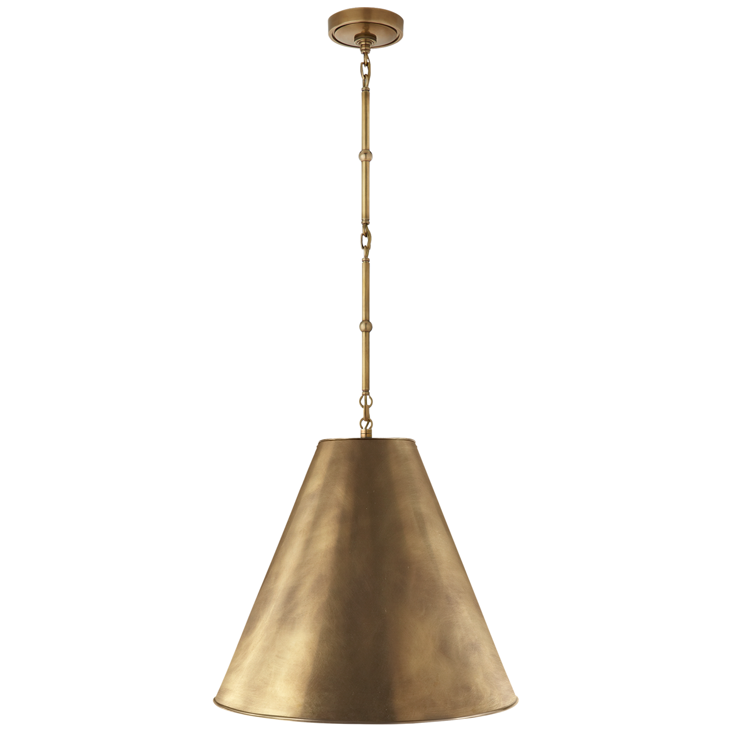 Goodman taklampa mässing M