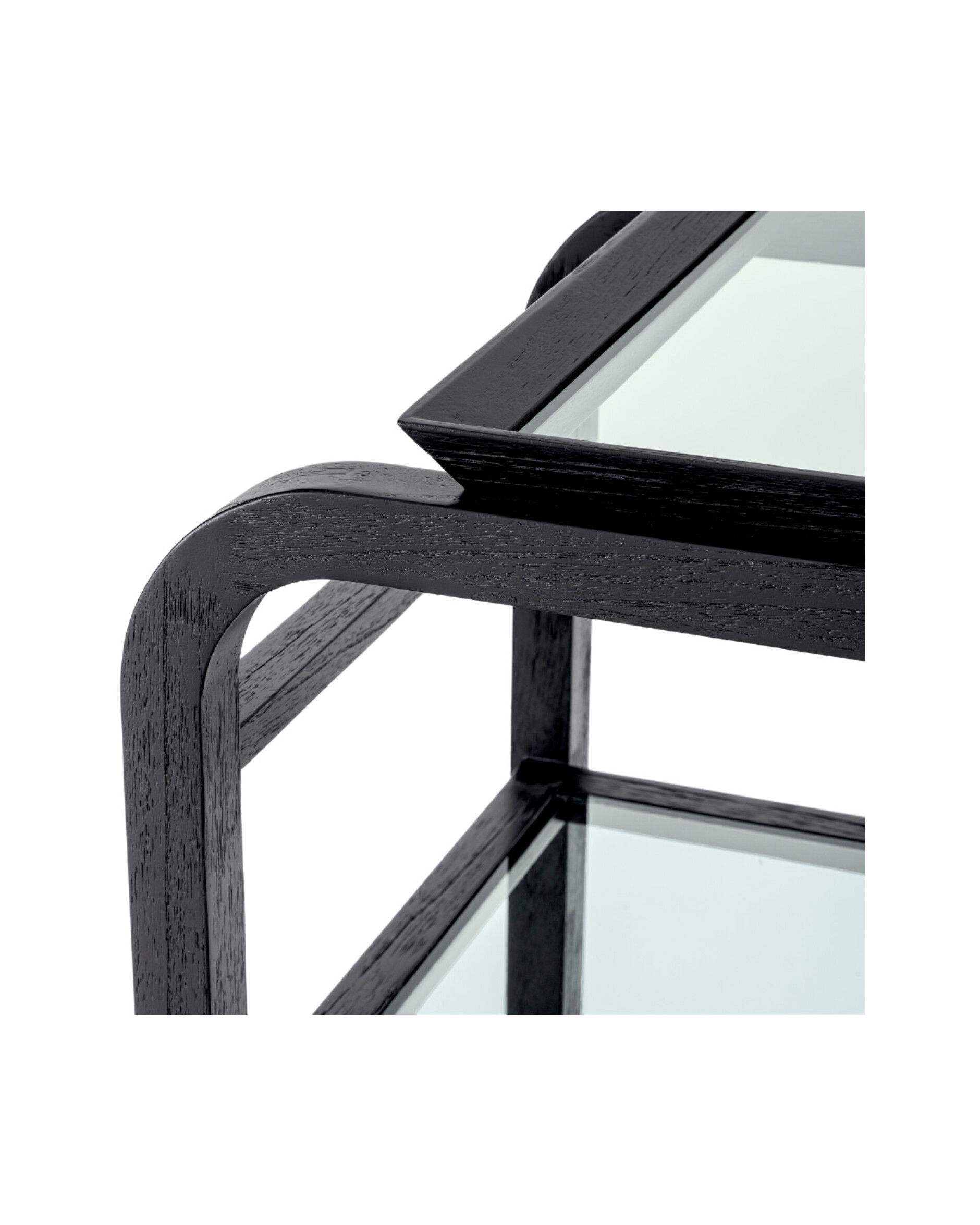 Mayfair serveerwagen zwart